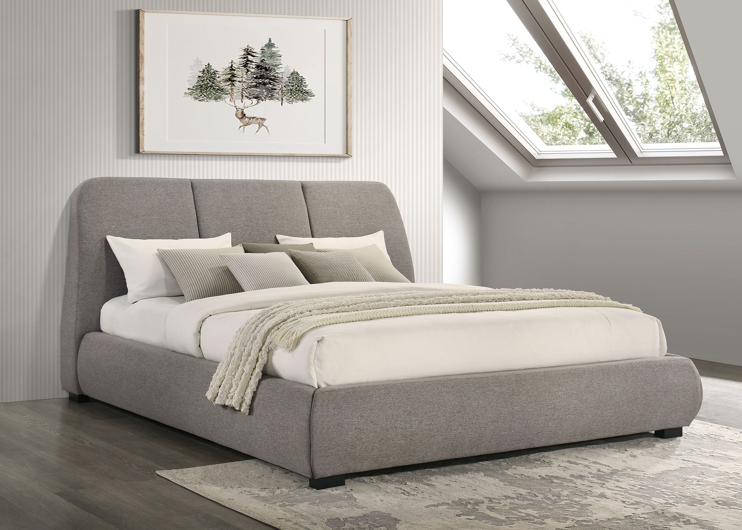 Mokena Panel Platform Bed - Ideal Furniture (Fresno,CA)