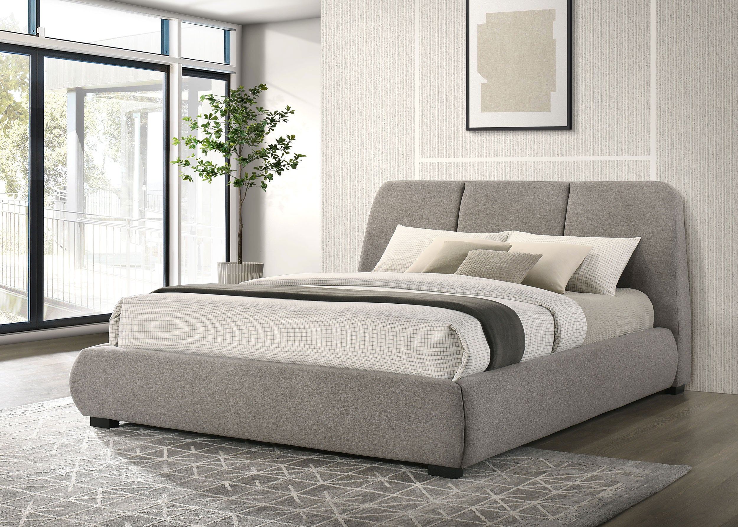 Mokena Panel Platform Bed - Ideal Furniture (Fresno,CA)