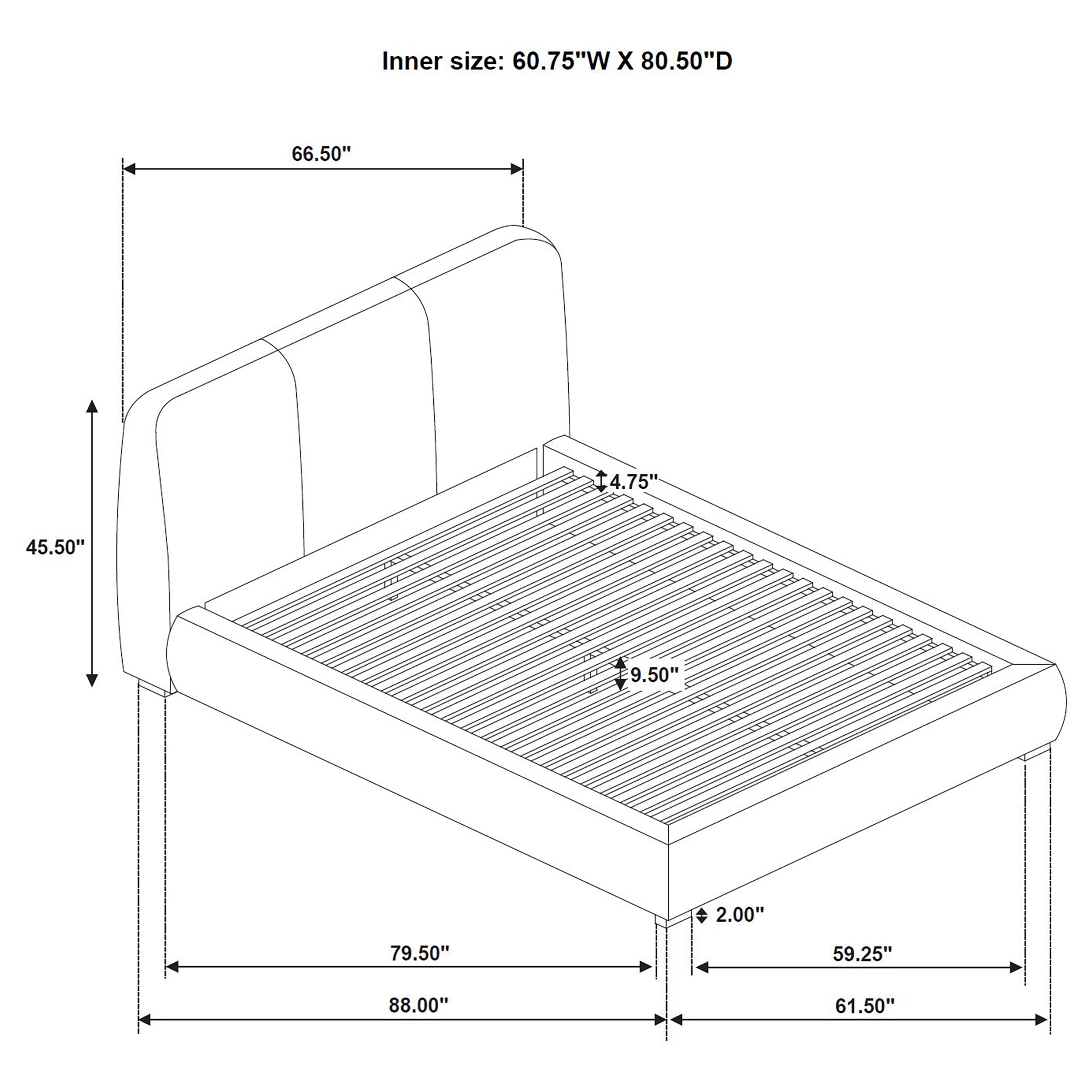 Mokena Panel Platform Bed - Ideal Furniture (Fresno,CA)