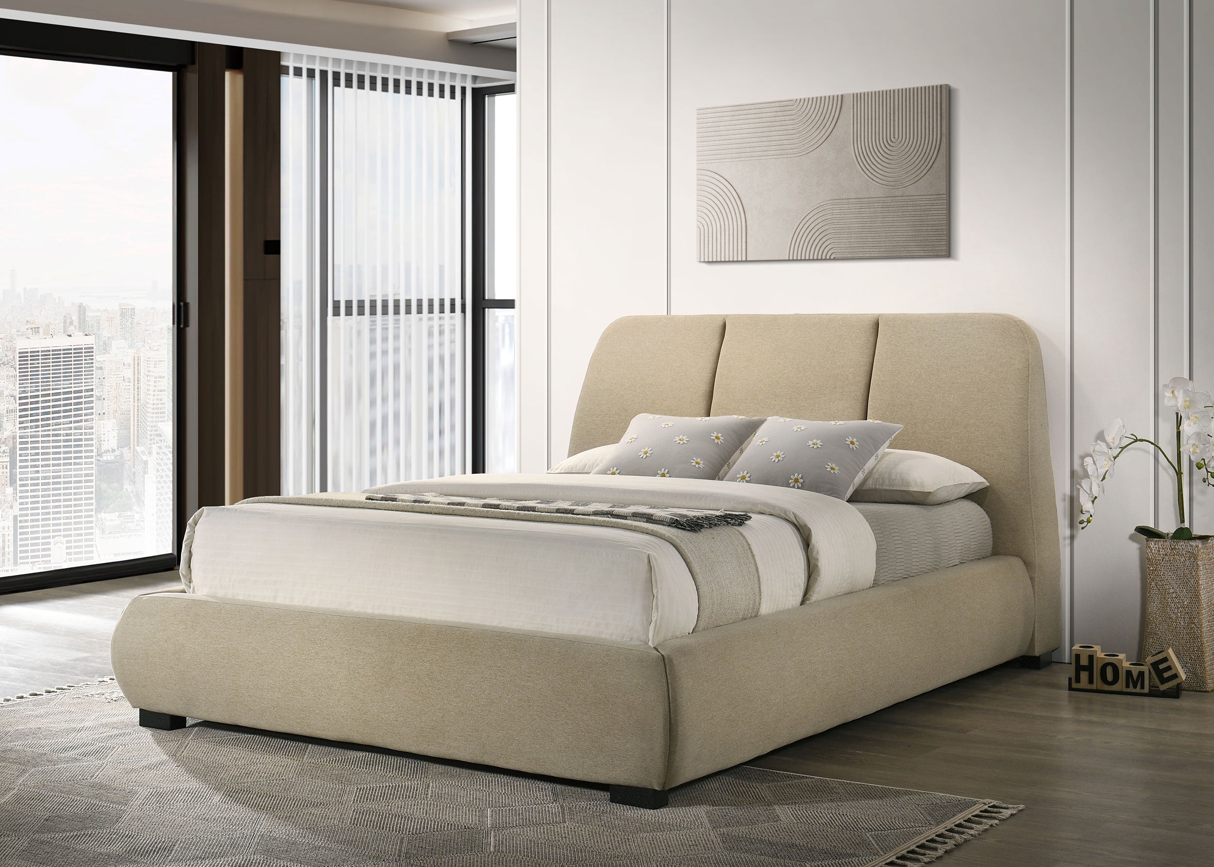 Mokena Panel Platform Bed - Ideal Furniture (Fresno,CA)