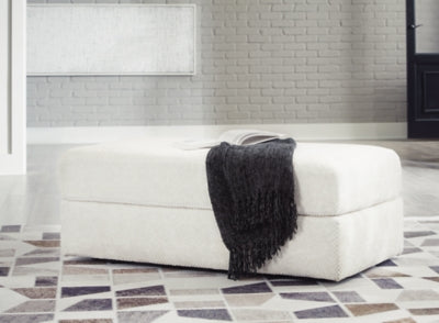 Karinne Oversized Accent Ottoman - Ideal Furniture (Fresno,CA)