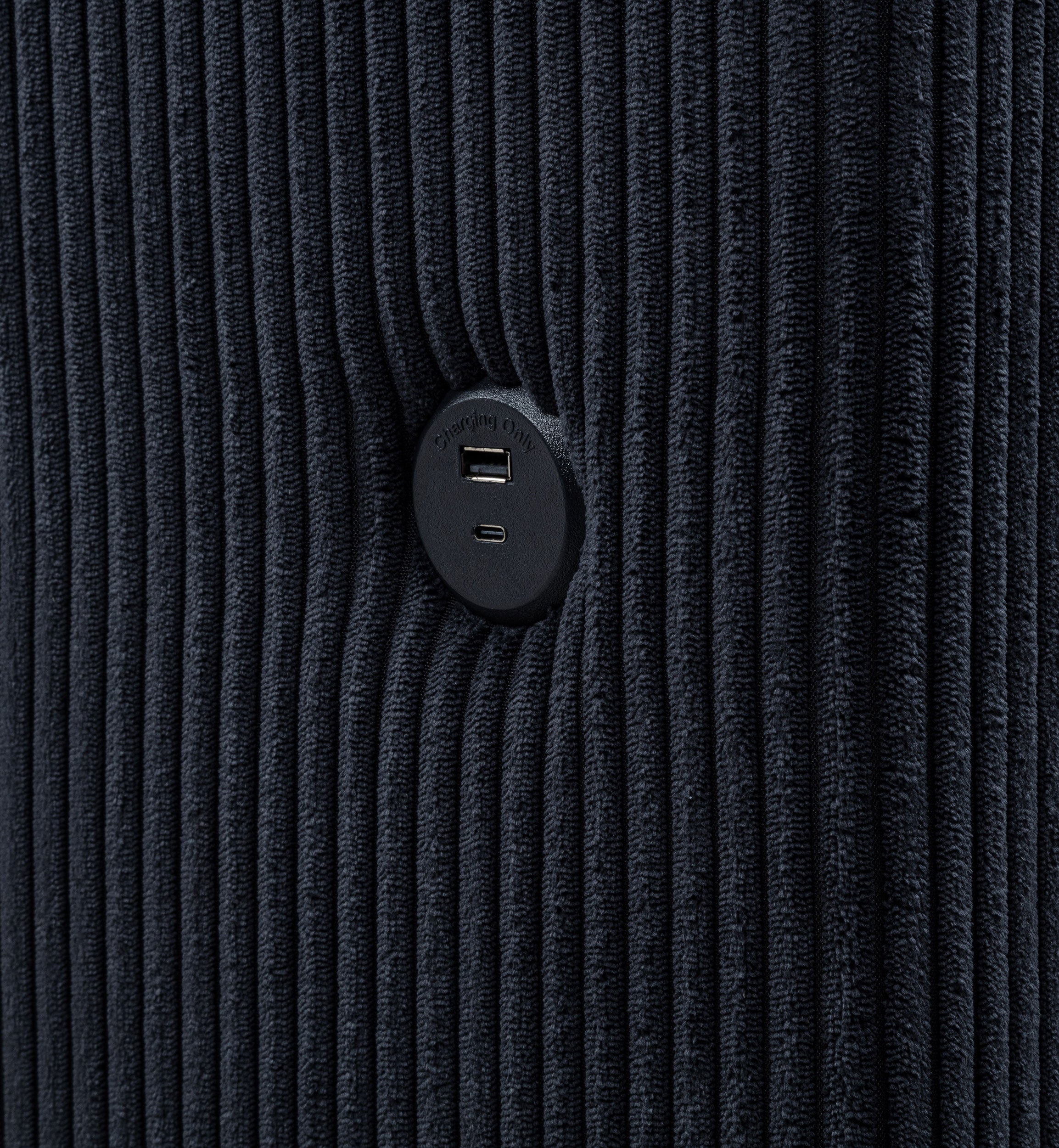 Tisdall Wingback TV Bed with Flame Visualizer - Ideal Furniture (Fresno,CA)