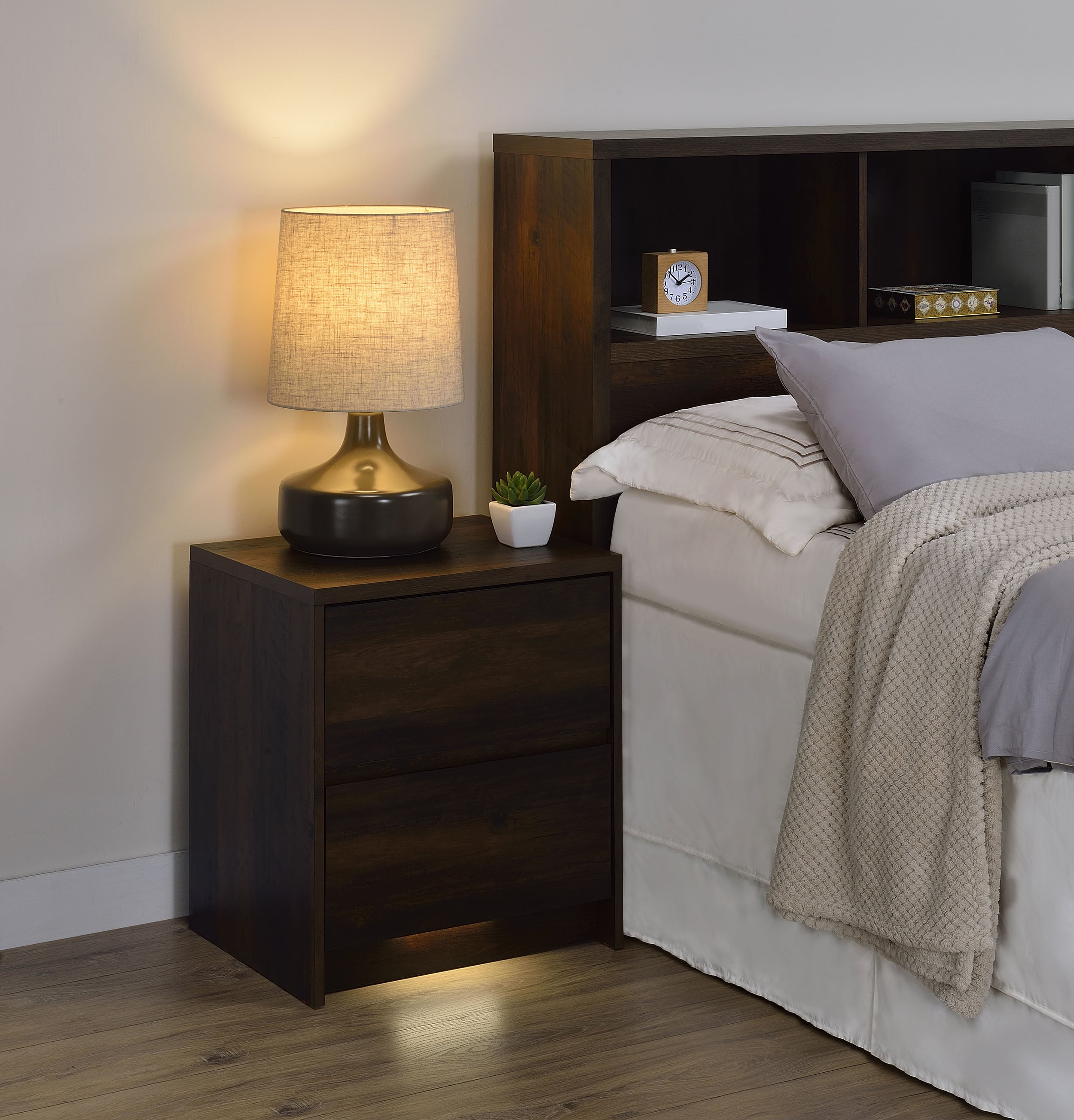Westpark Nightstand with LED Lighting - Ideal Furniture (Fresno,CA)