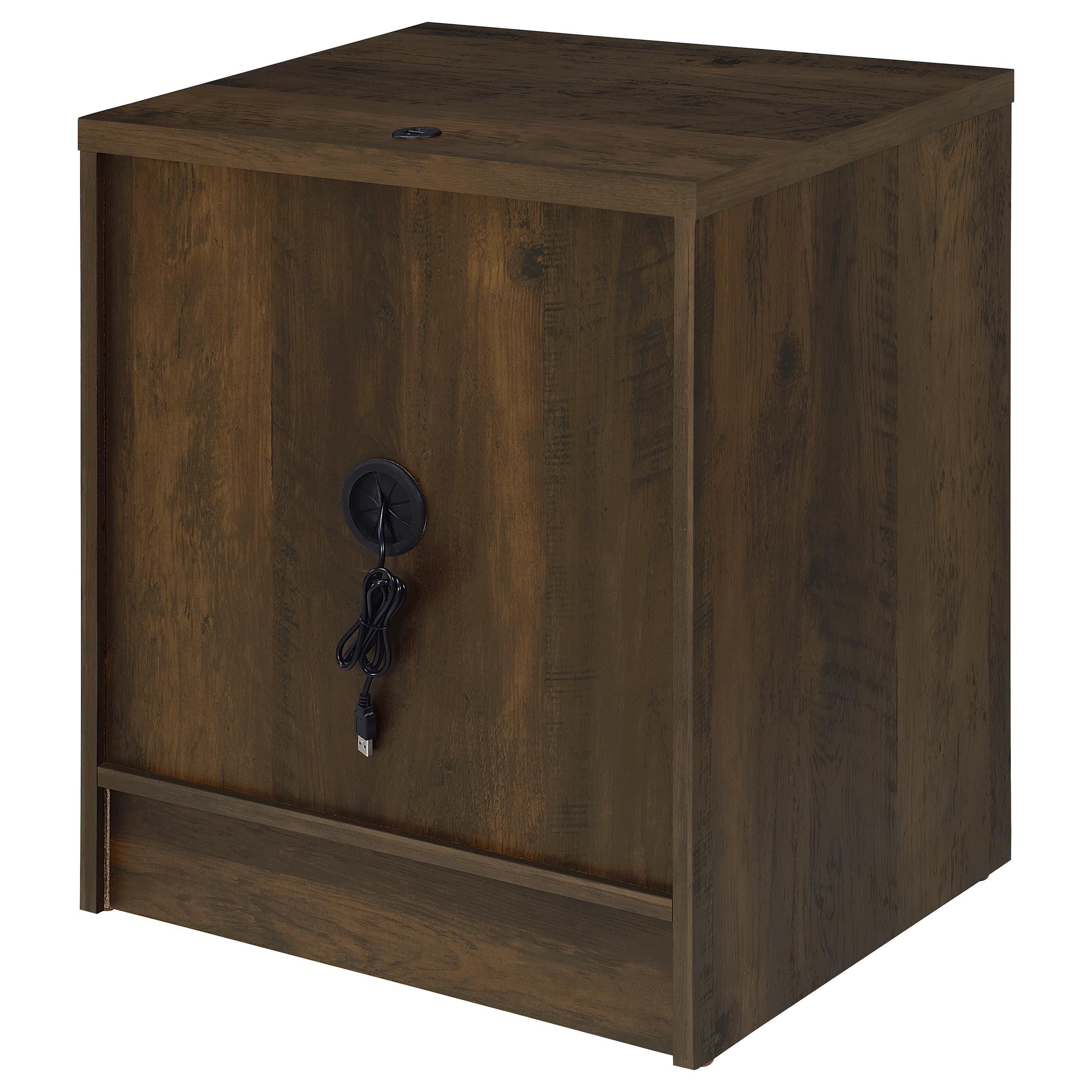 Westpark Nightstand with LED Lighting - Ideal Furniture (Fresno,CA)