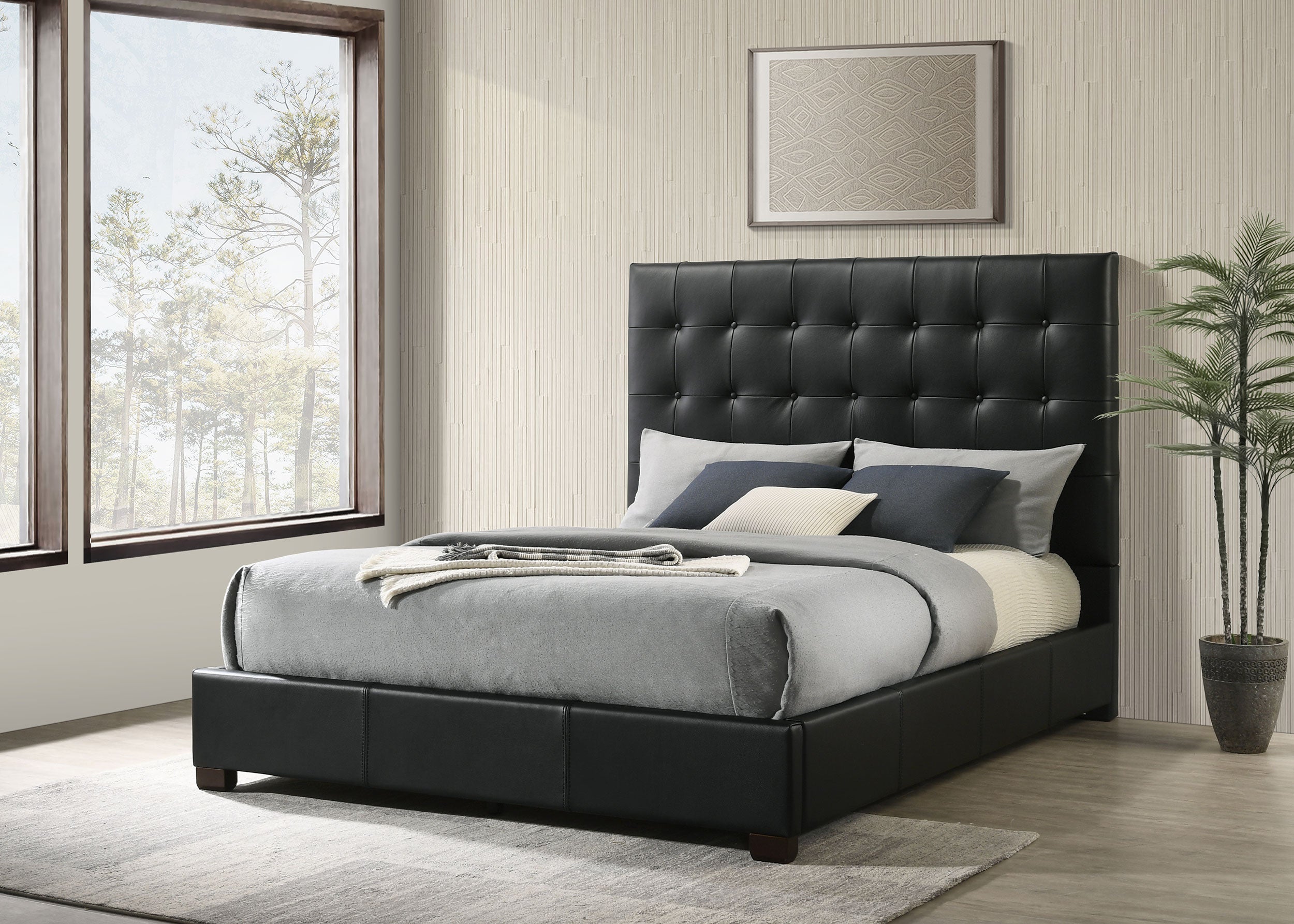 Medley Panel Platform Bed - Ideal Furniture (Fresno,CA)