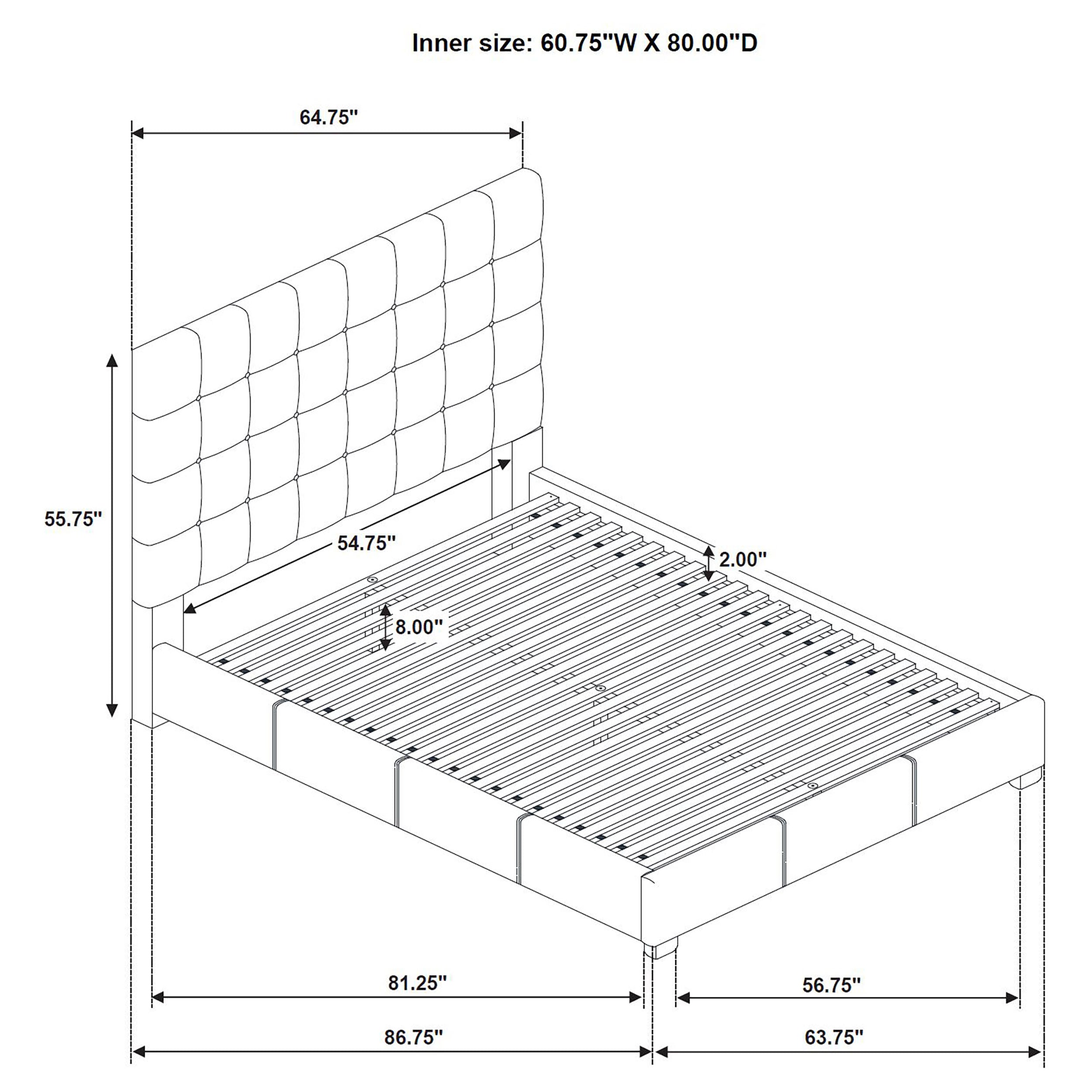 Medley Panel Platform Bed - Ideal Furniture (Fresno,CA)