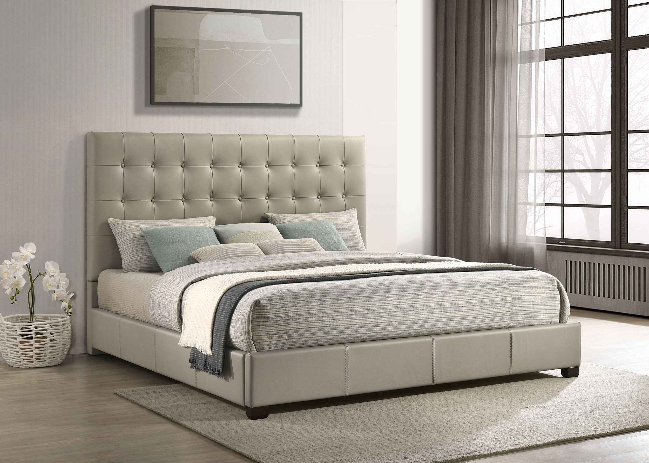 Medley Panel Platform Bed - Ideal Furniture (Fresno,CA)
