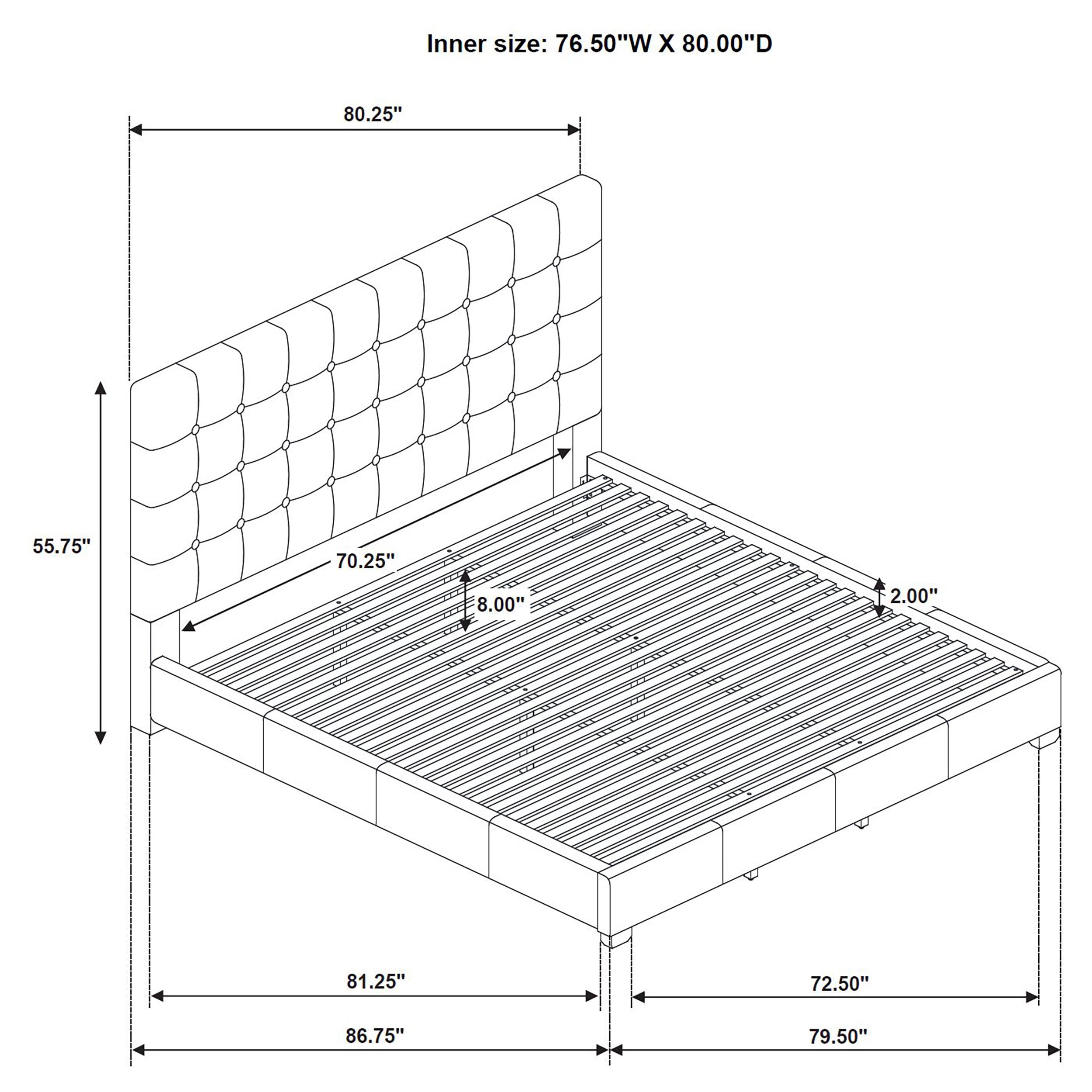 Medley Panel Platform Bed - Ideal Furniture (Fresno,CA)