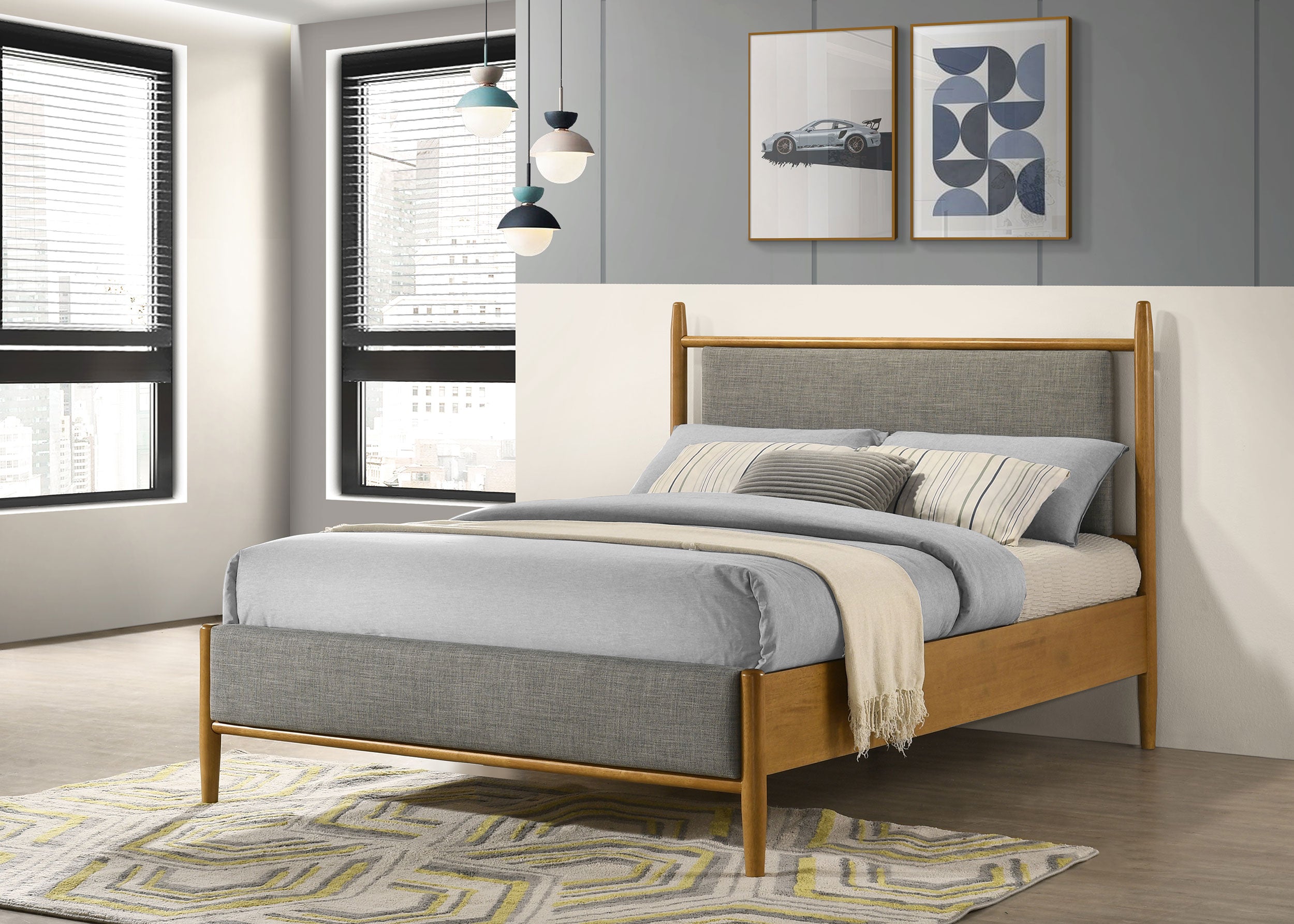 Mason Panel Platform Bed - Ideal Furniture (Fresno,CA)