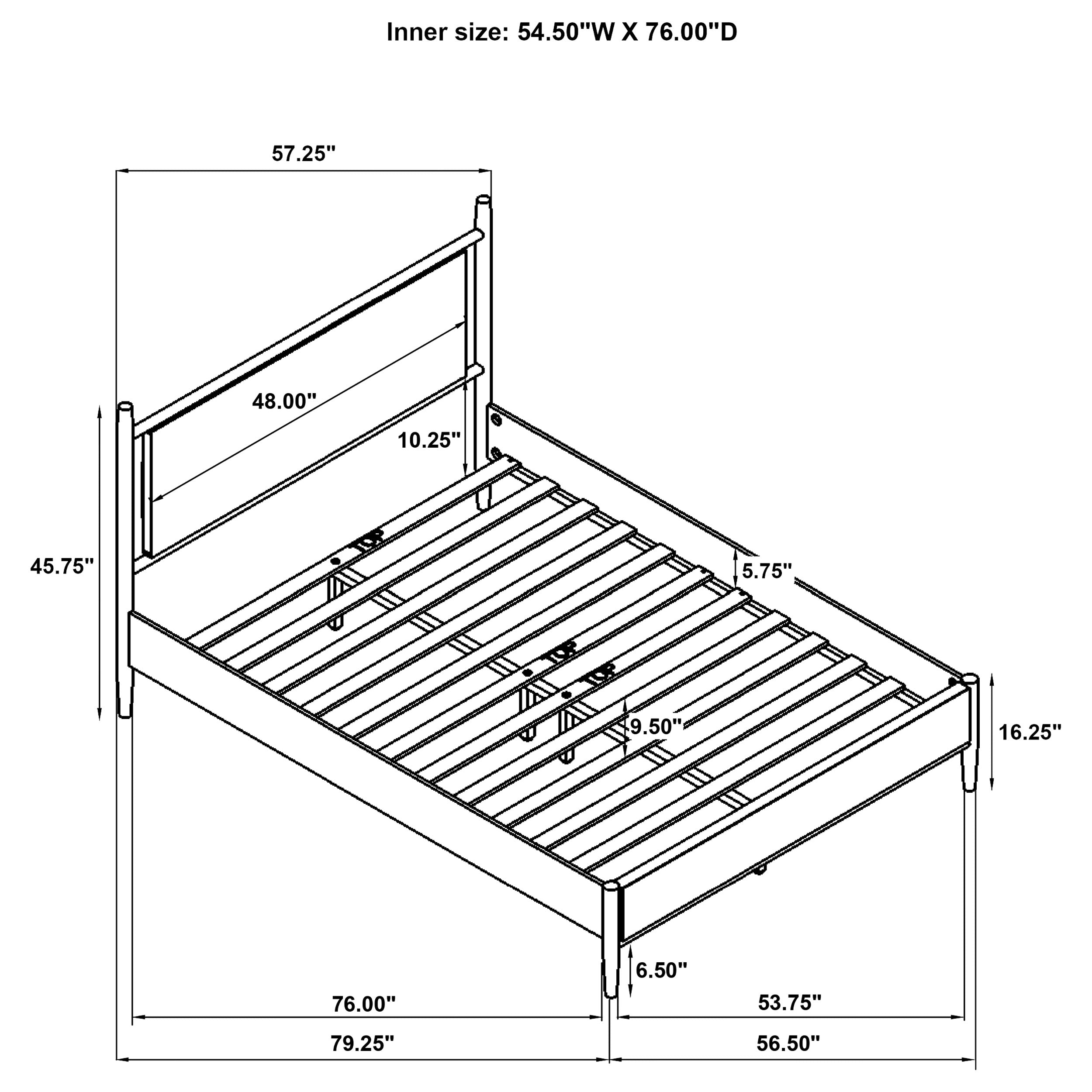 Mason Panel Platform Bed - Ideal Furniture (Fresno,CA)