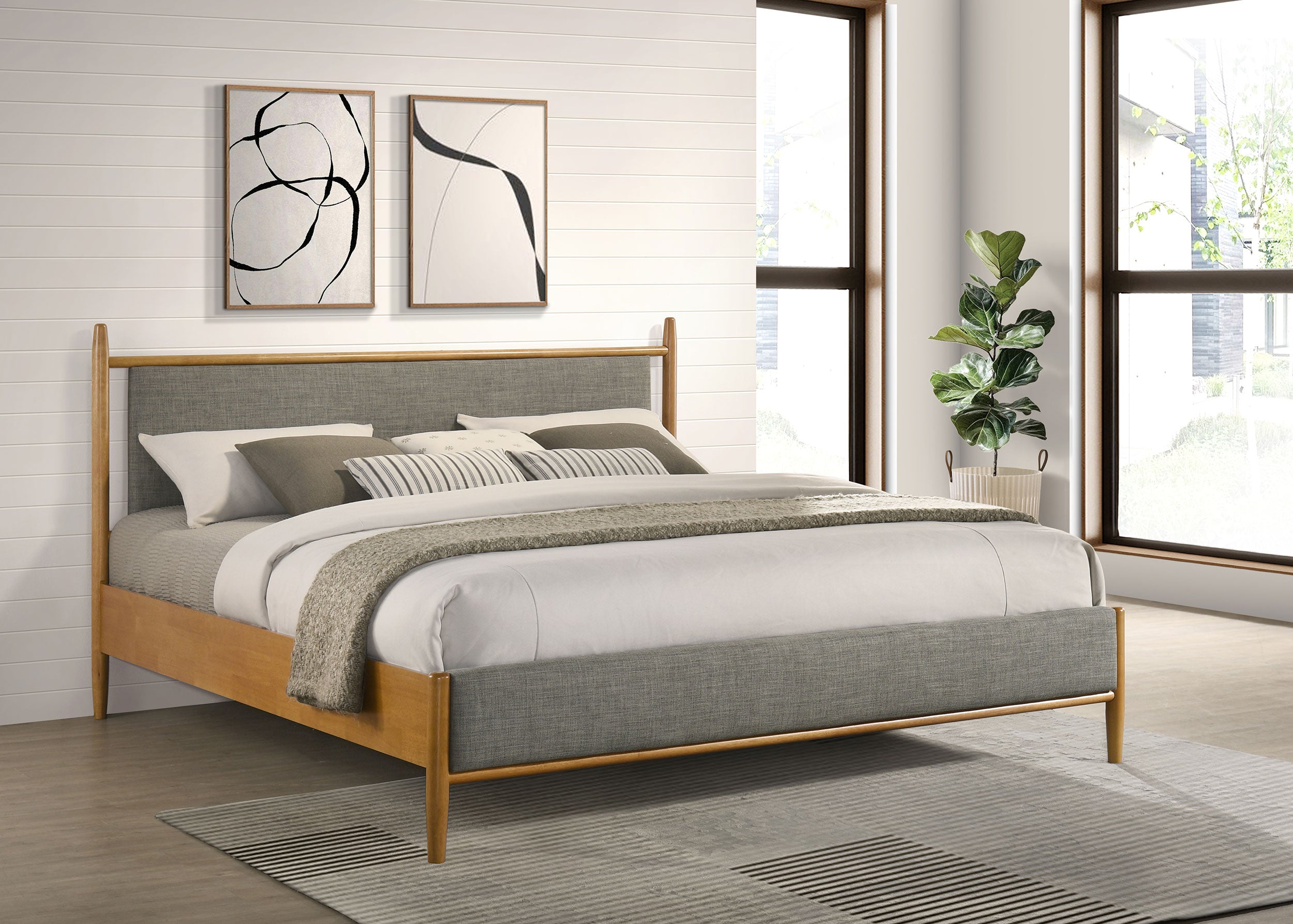 Mason Panel Platform Bed - Ideal Furniture (Fresno,CA)