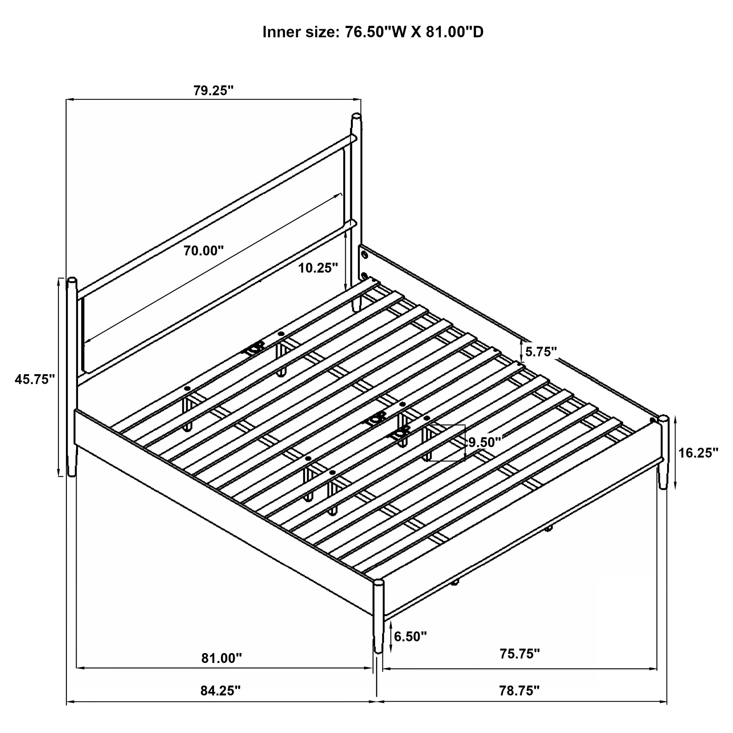 Mason Panel Platform Bed - Ideal Furniture (Fresno,CA)