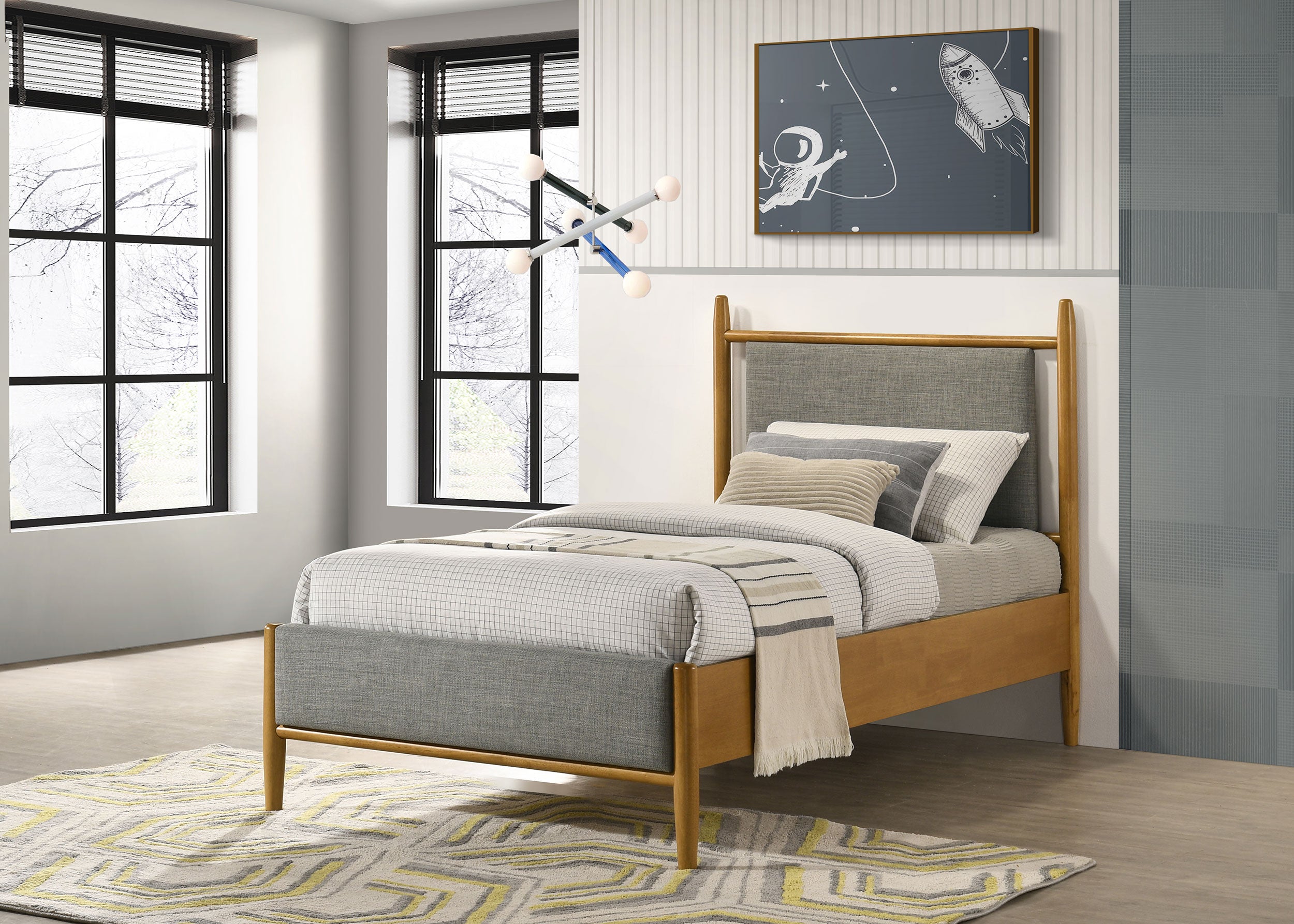 Mason Panel Platform Bed - Ideal Furniture (Fresno,CA)