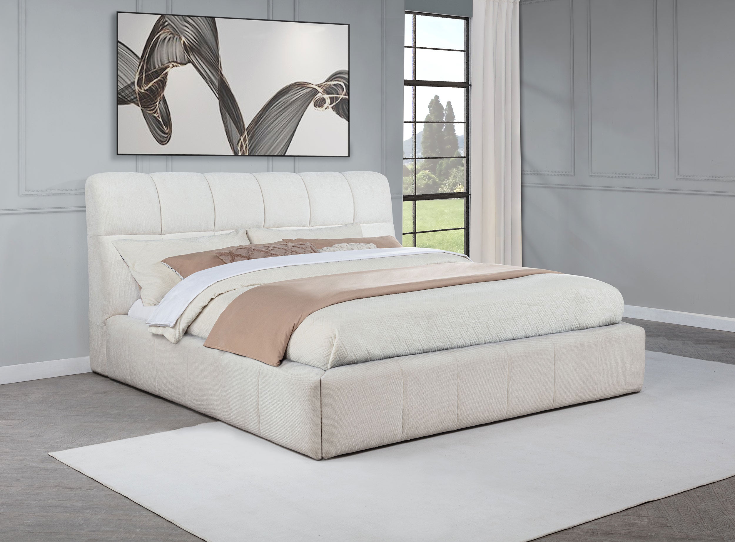 Nollet Panel Platform Bed - Ideal Furniture (Fresno,CA)