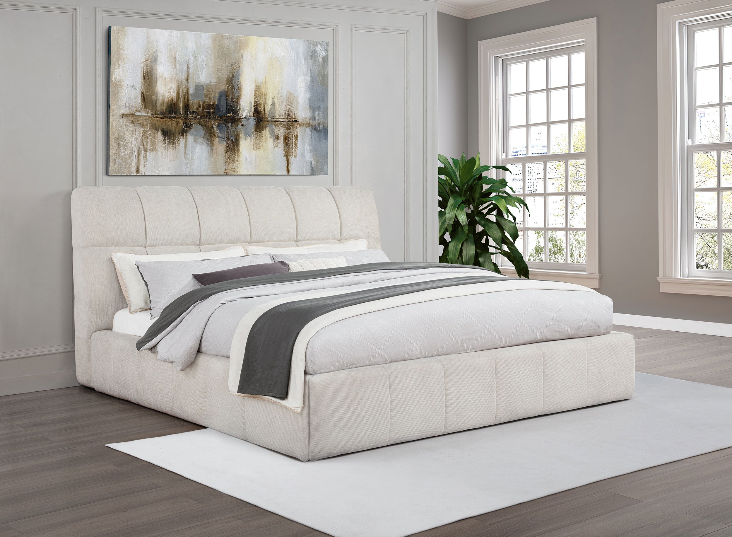 Nollet Panel Platform Bed - Ideal Furniture (Fresno,CA)
