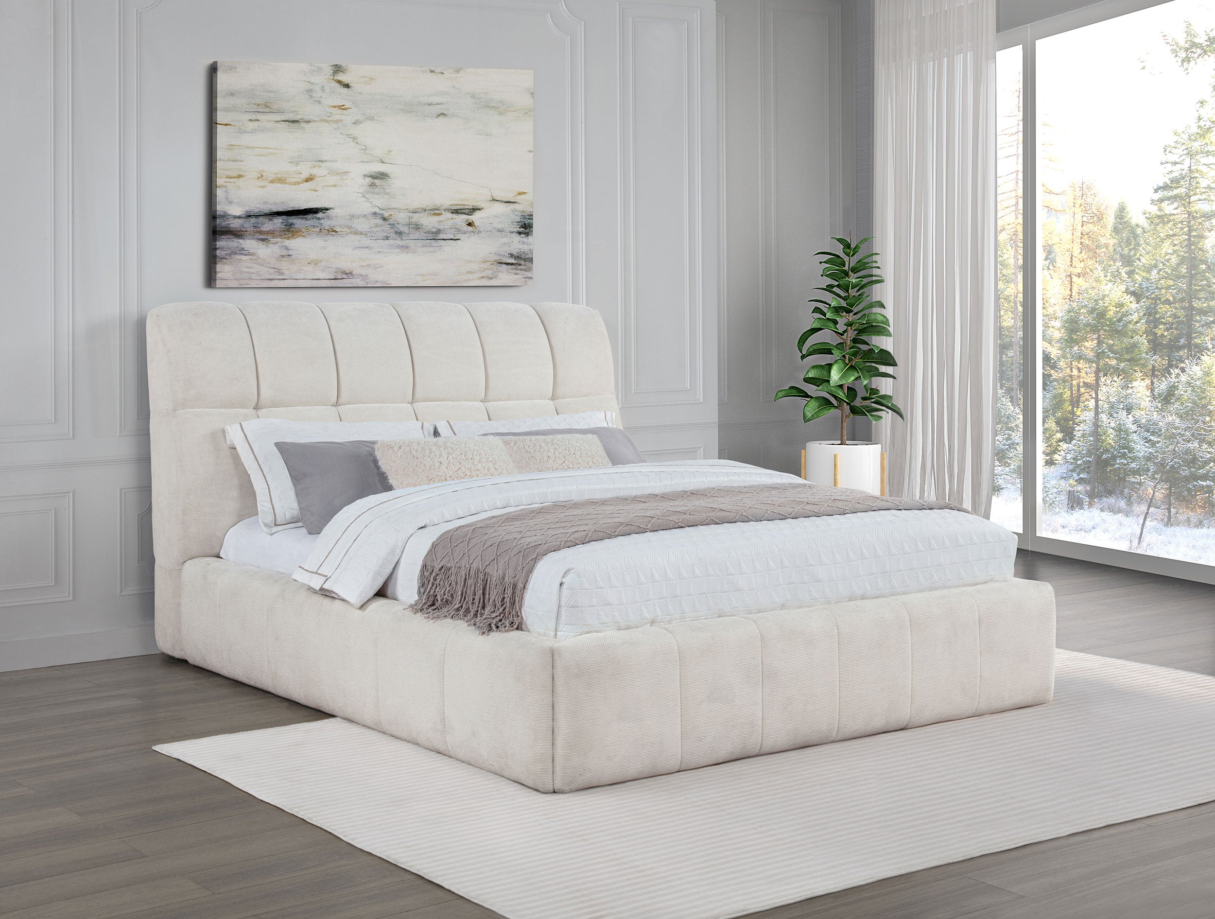 Nollet Panel Platform Bed - Ideal Furniture (Fresno,CA)