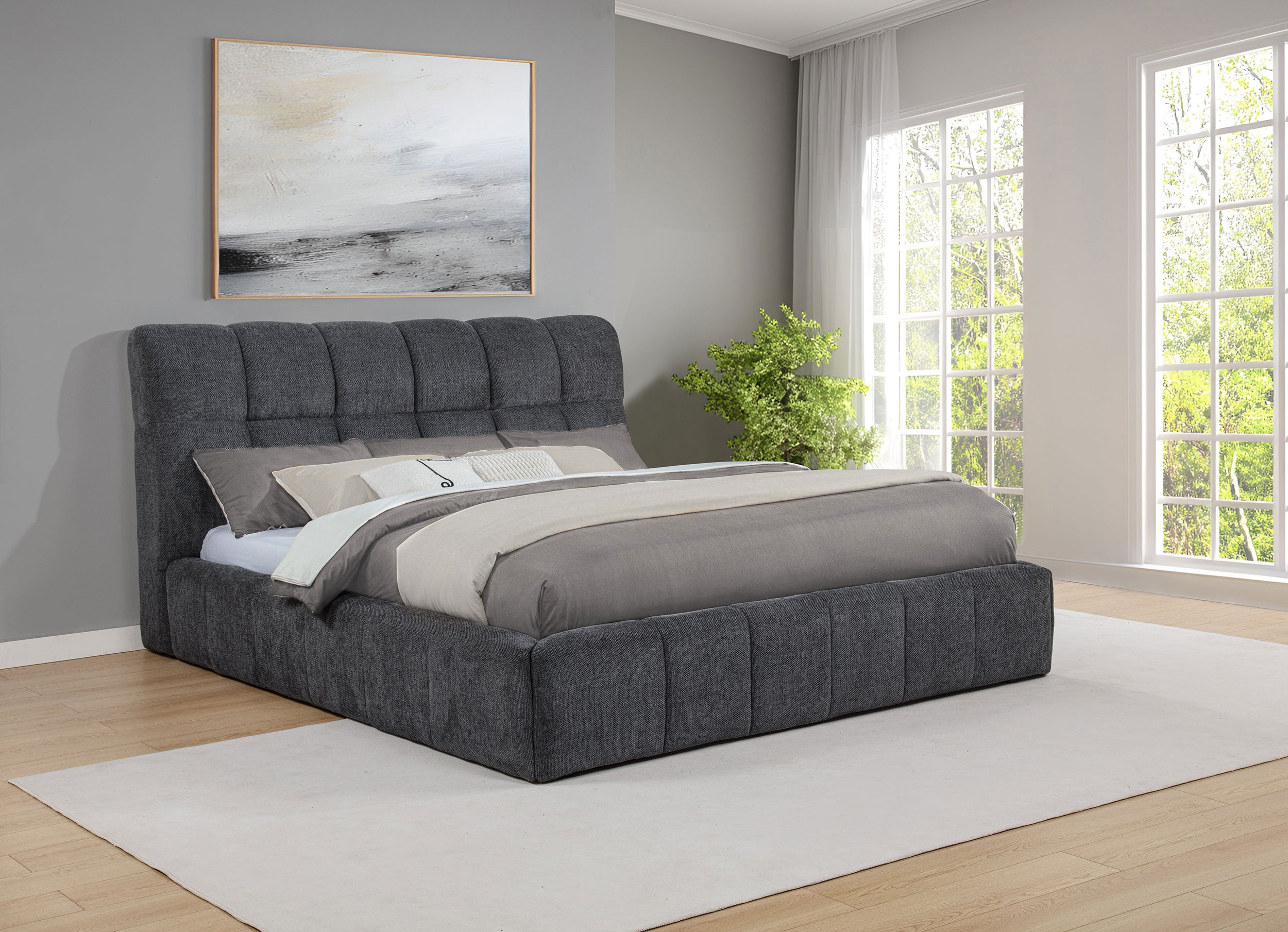 Nollet Panel Platform Bed - Ideal Furniture (Fresno,CA)