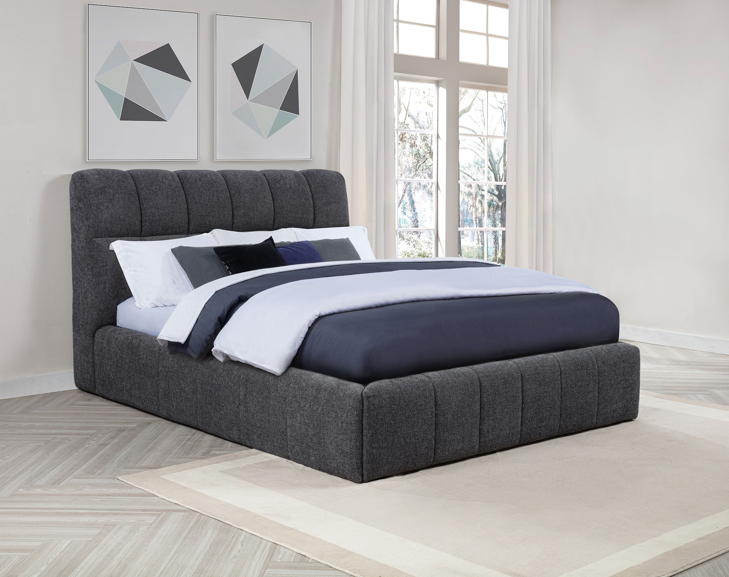 Nollet Panel Platform Bed - Ideal Furniture (Fresno,CA)