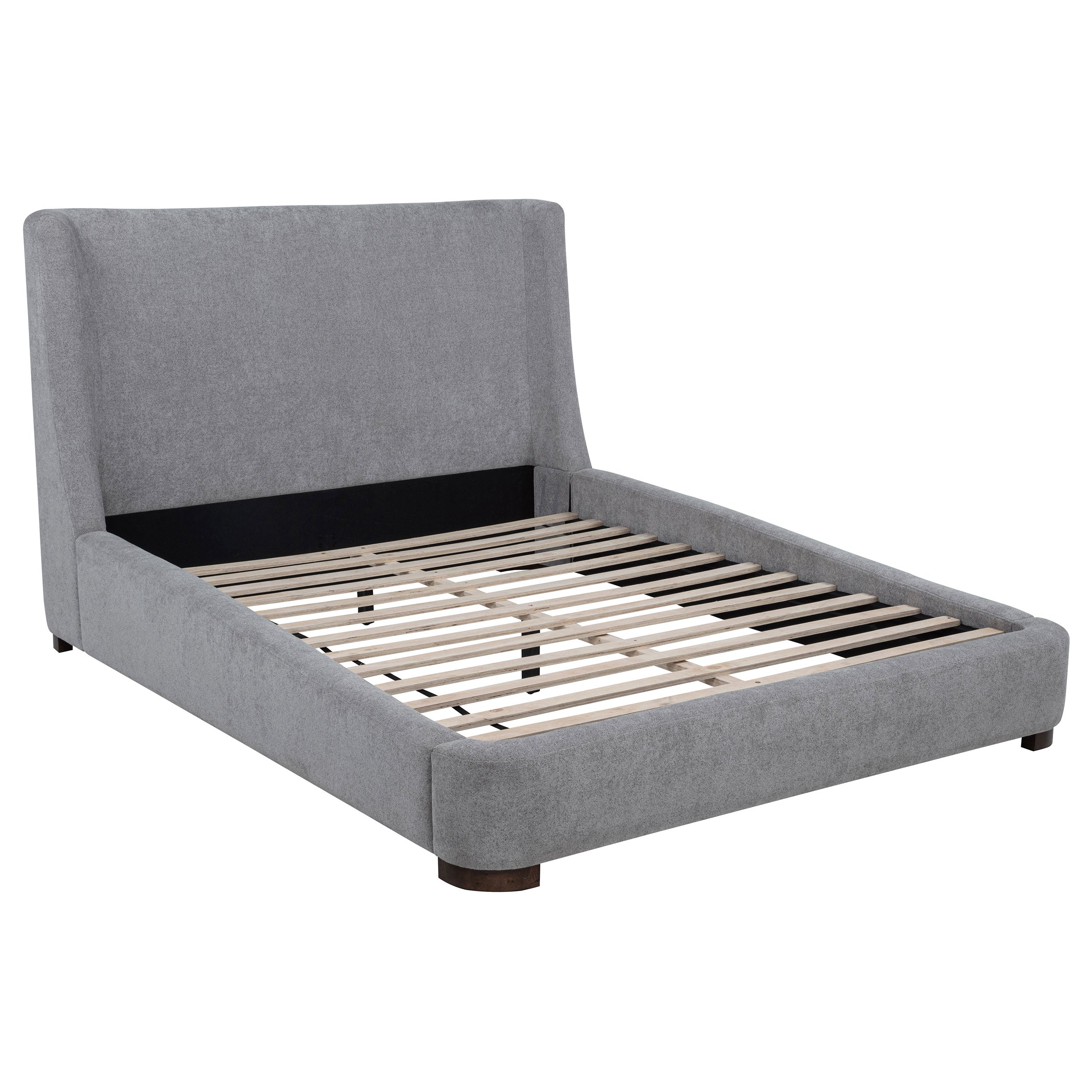 Rennes Wingback Platform Bed - Ideal Furniture (Fresno,CA)