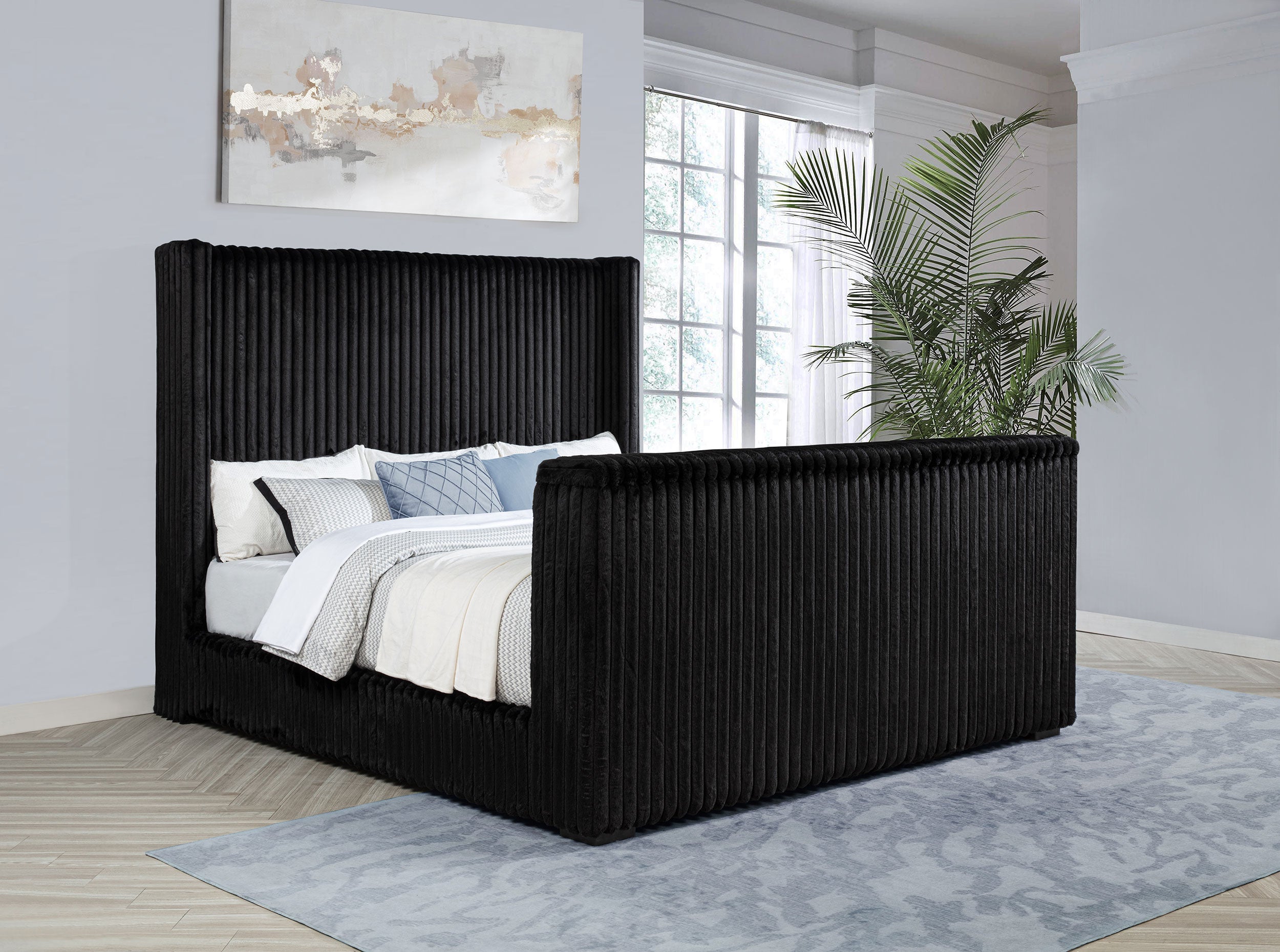 Centergrove Wingback TV Bed - Ideal Furniture (Fresno,CA)