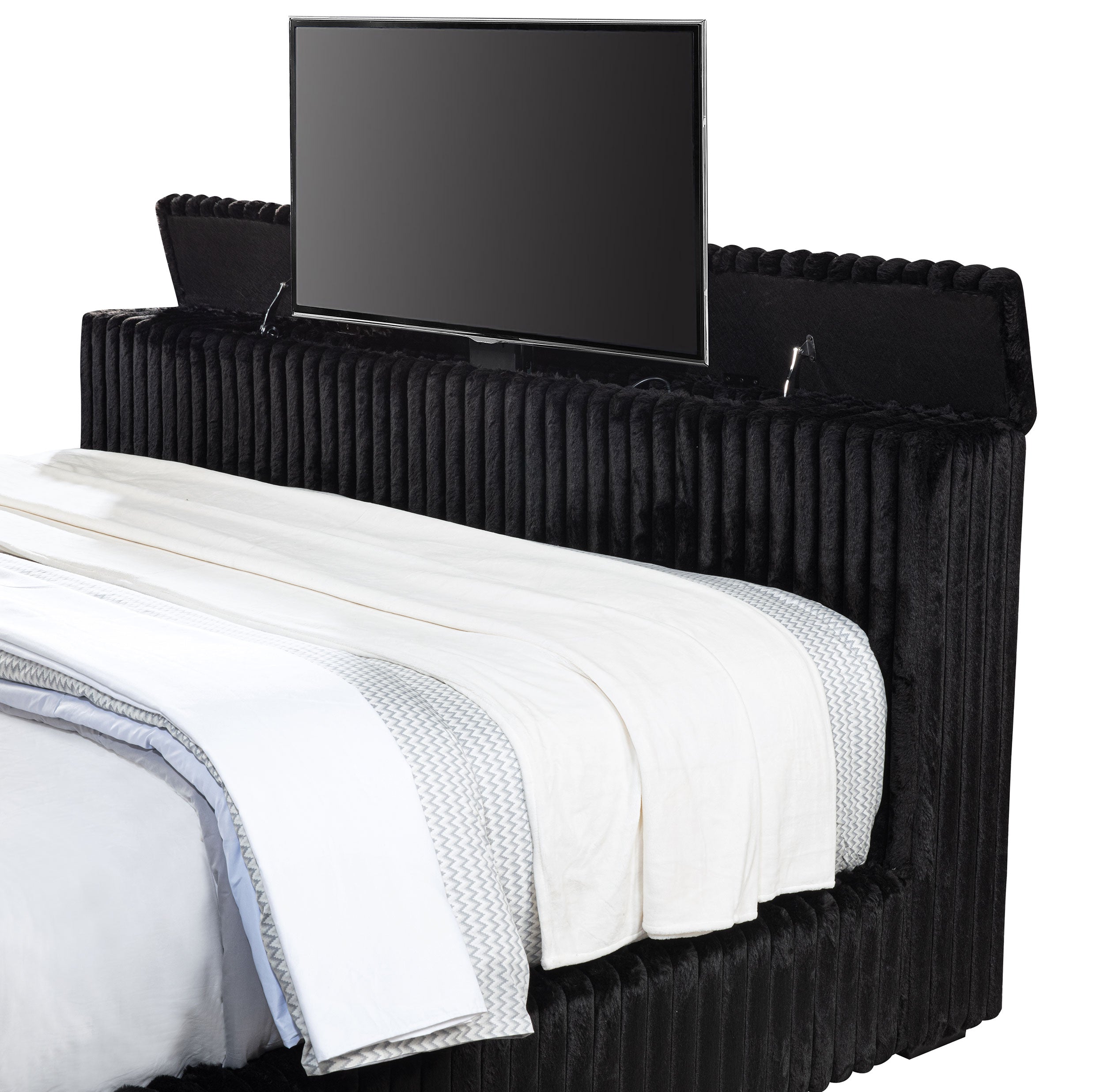 Centergrove Wingback TV Bed - Ideal Furniture (Fresno,CA)