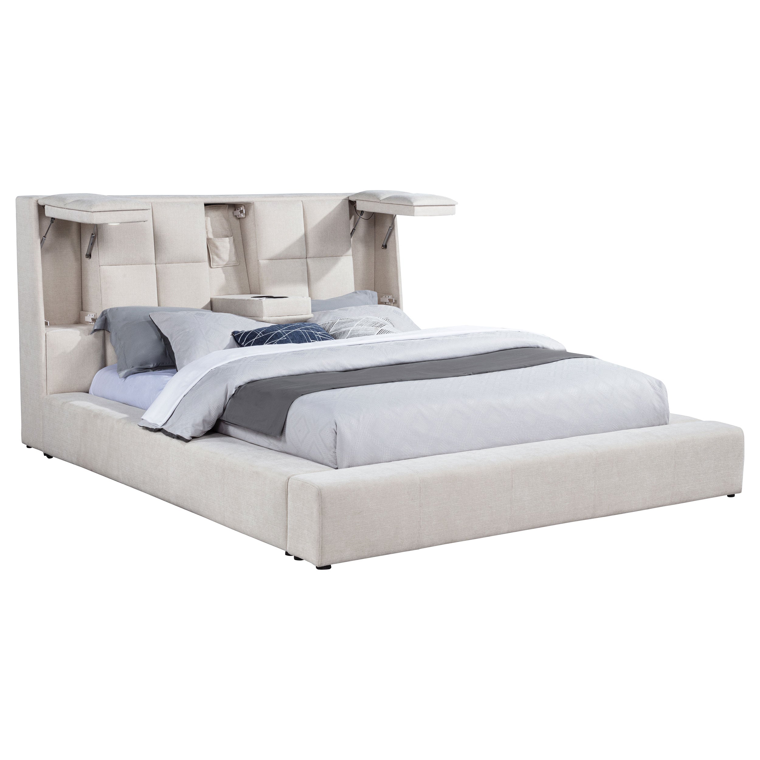 Dreux Panel Platform Bed - Ideal Furniture (Fresno,CA)