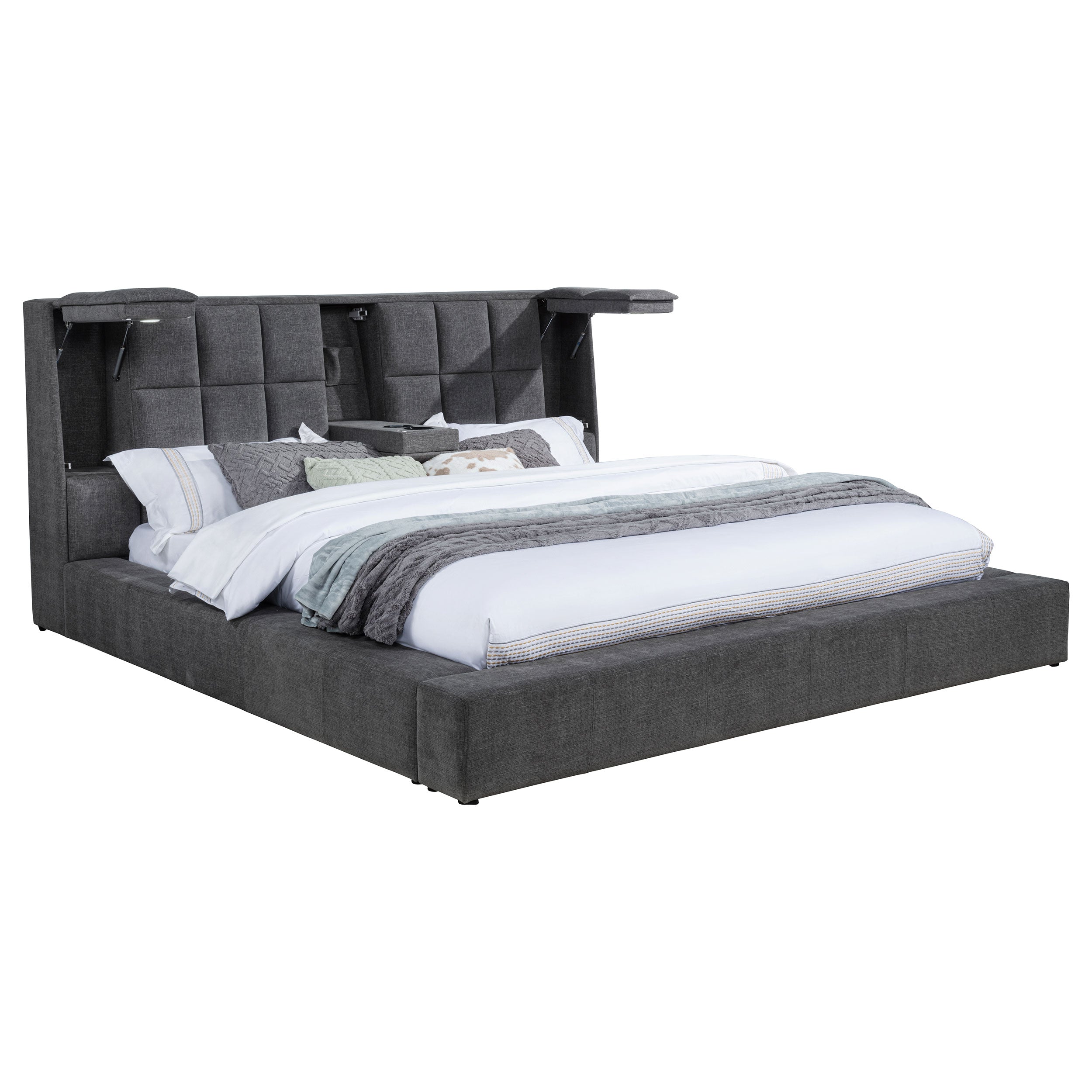 Dreux Panel Platform Bed - Ideal Furniture (Fresno,CA)