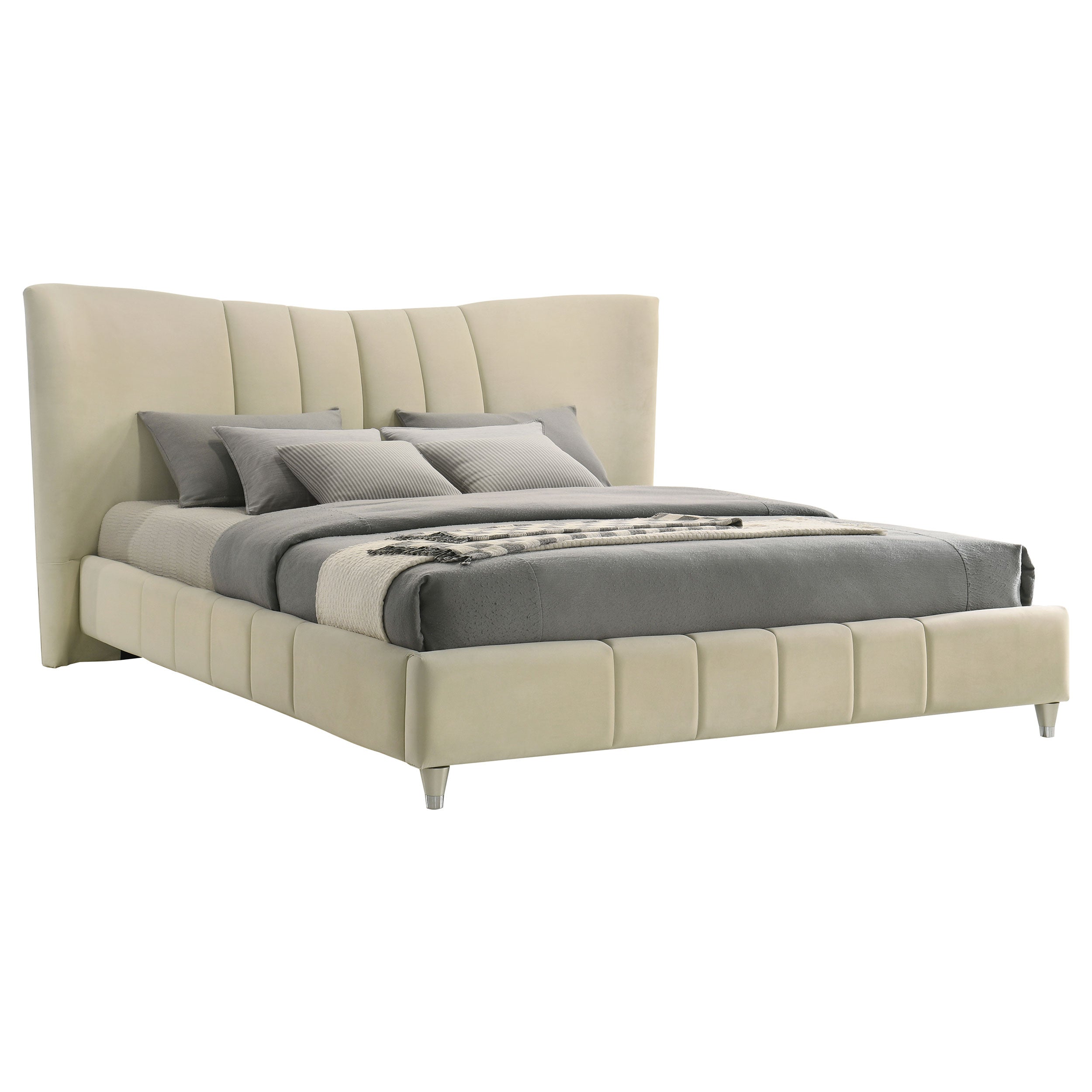 Evelyn Panel Platform Bed - Ideal Furniture (Fresno,CA)