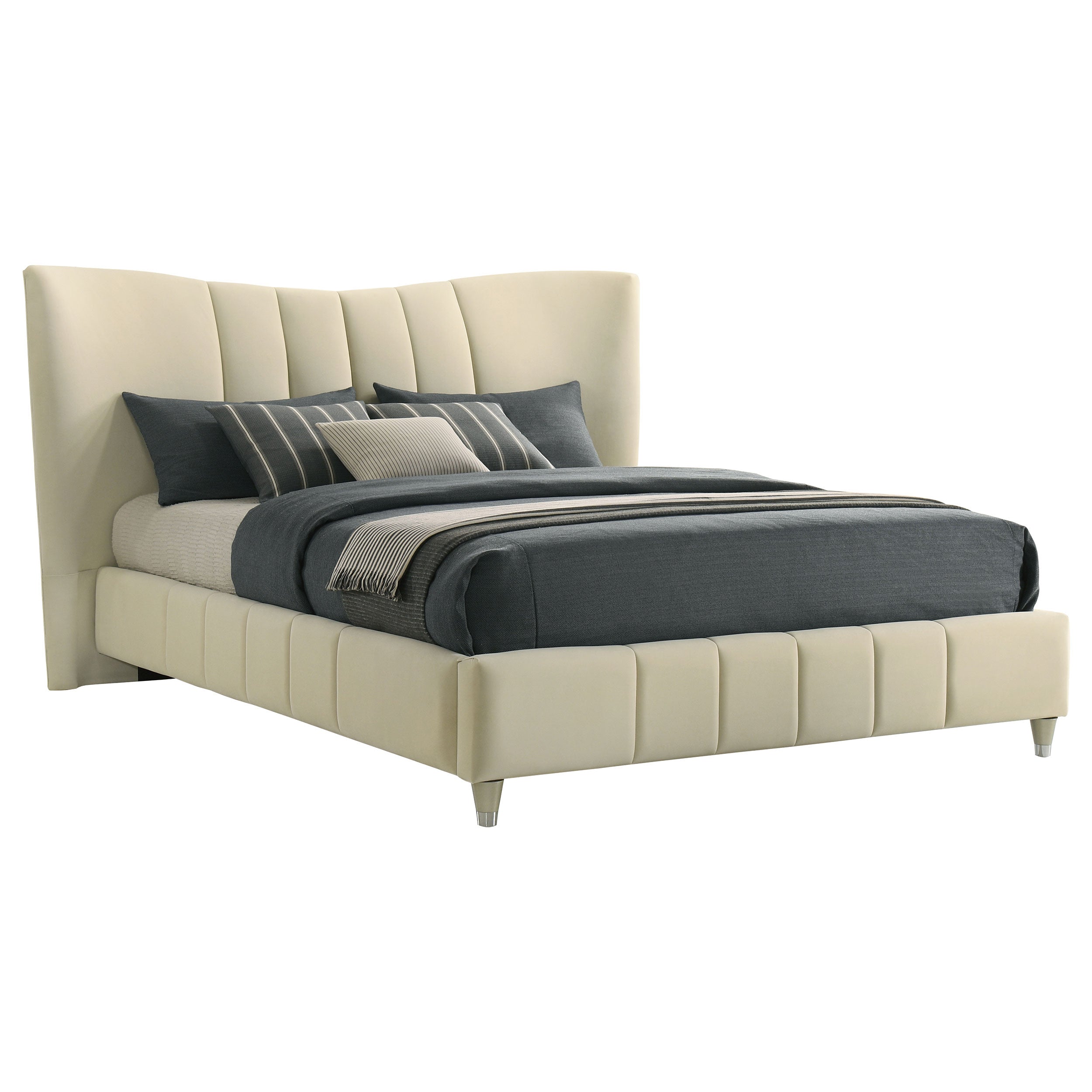 Evelyn Panel Platform Bed - Ideal Furniture (Fresno,CA)