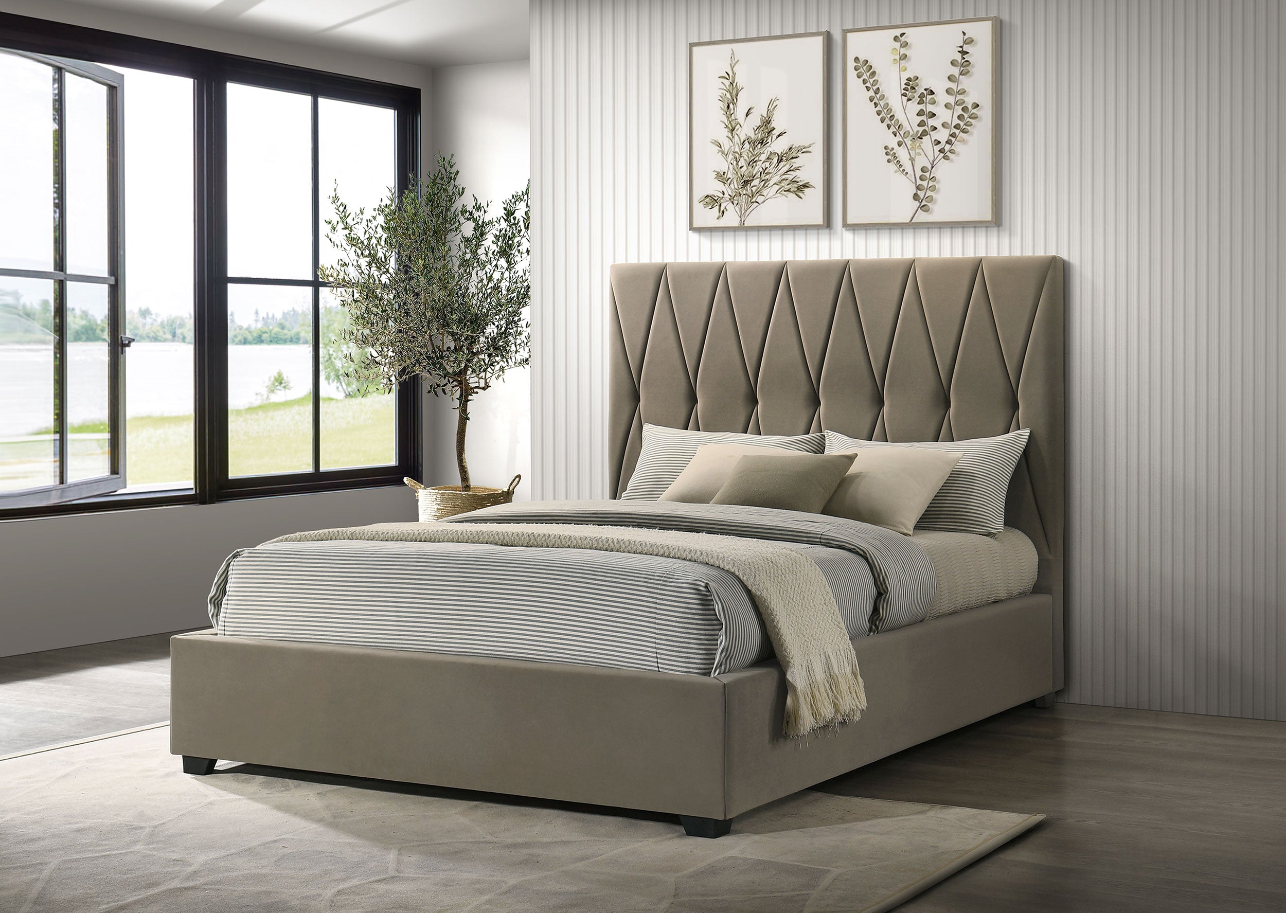 Delsea Panel Platform Bed - Ideal Furniture (Fresno,CA)