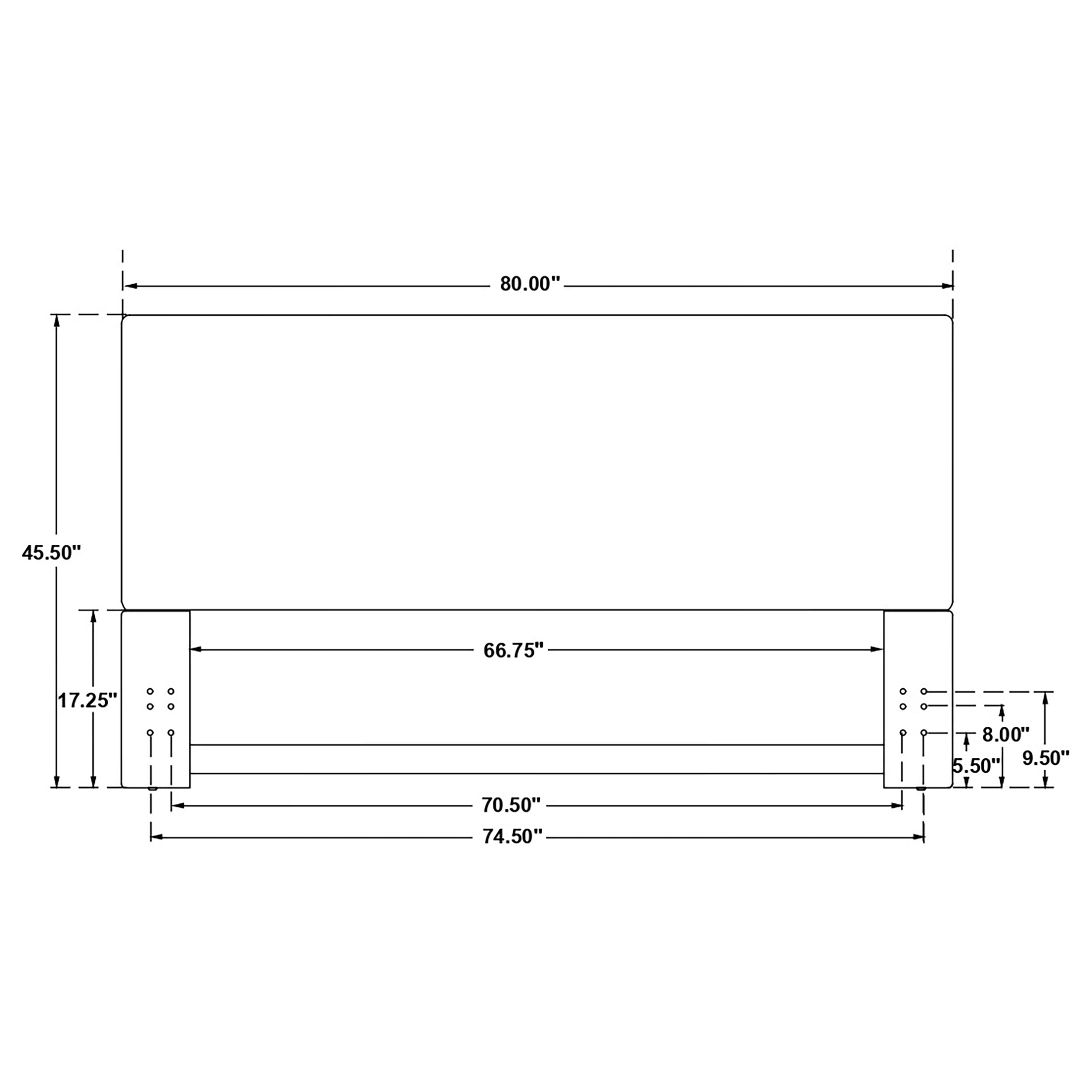 Pirro Eastern / California King Headboard - Ideal Furniture (Fresno,CA)