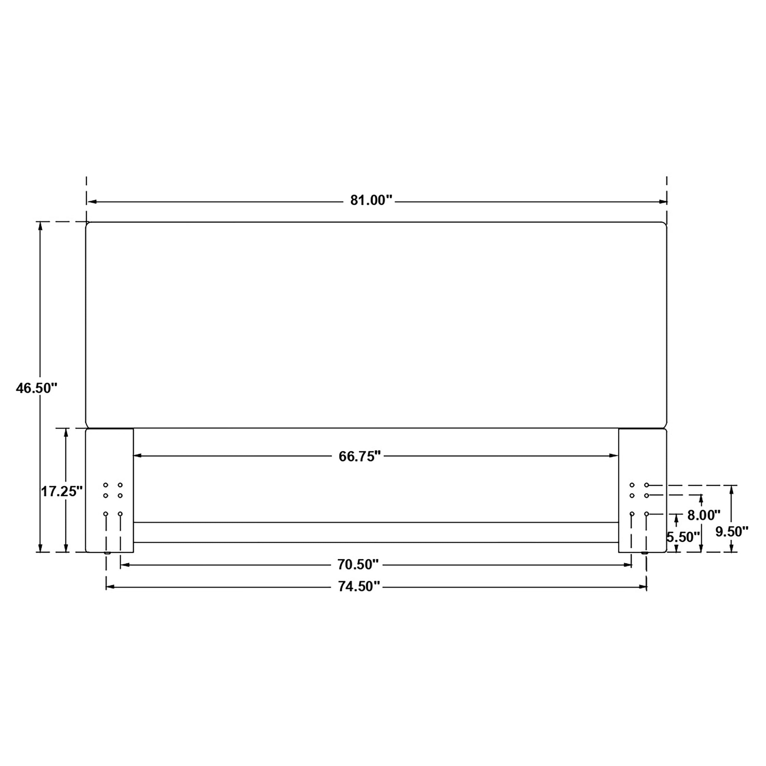 Izzy Eastern / California King Headboard - Ideal Furniture (Fresno,CA)
