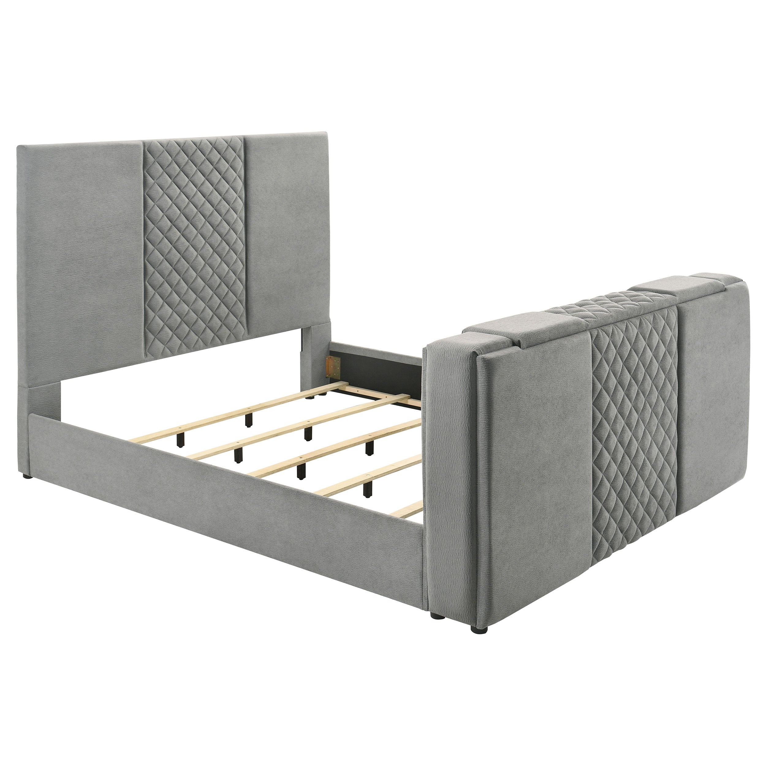 Tara Panel TV Bed - Ideal Furniture (Fresno,CA)