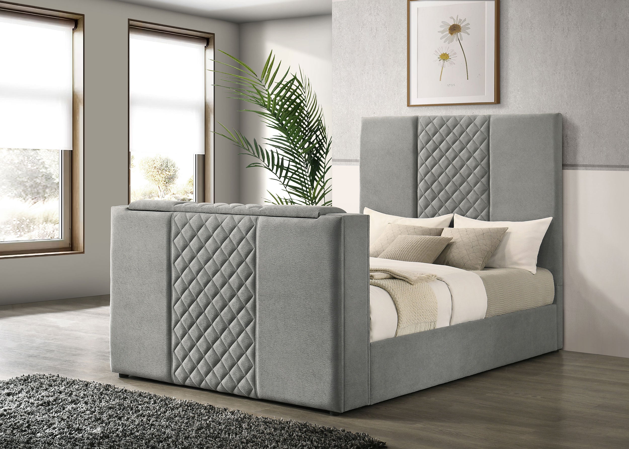 Tara Panel TV Bed - Ideal Furniture (Fresno,CA)