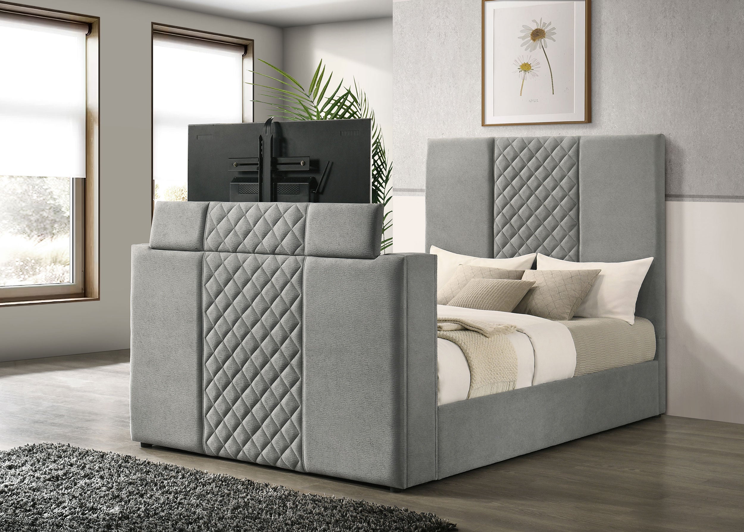 Tara Panel TV Bed - Ideal Furniture (Fresno,CA)