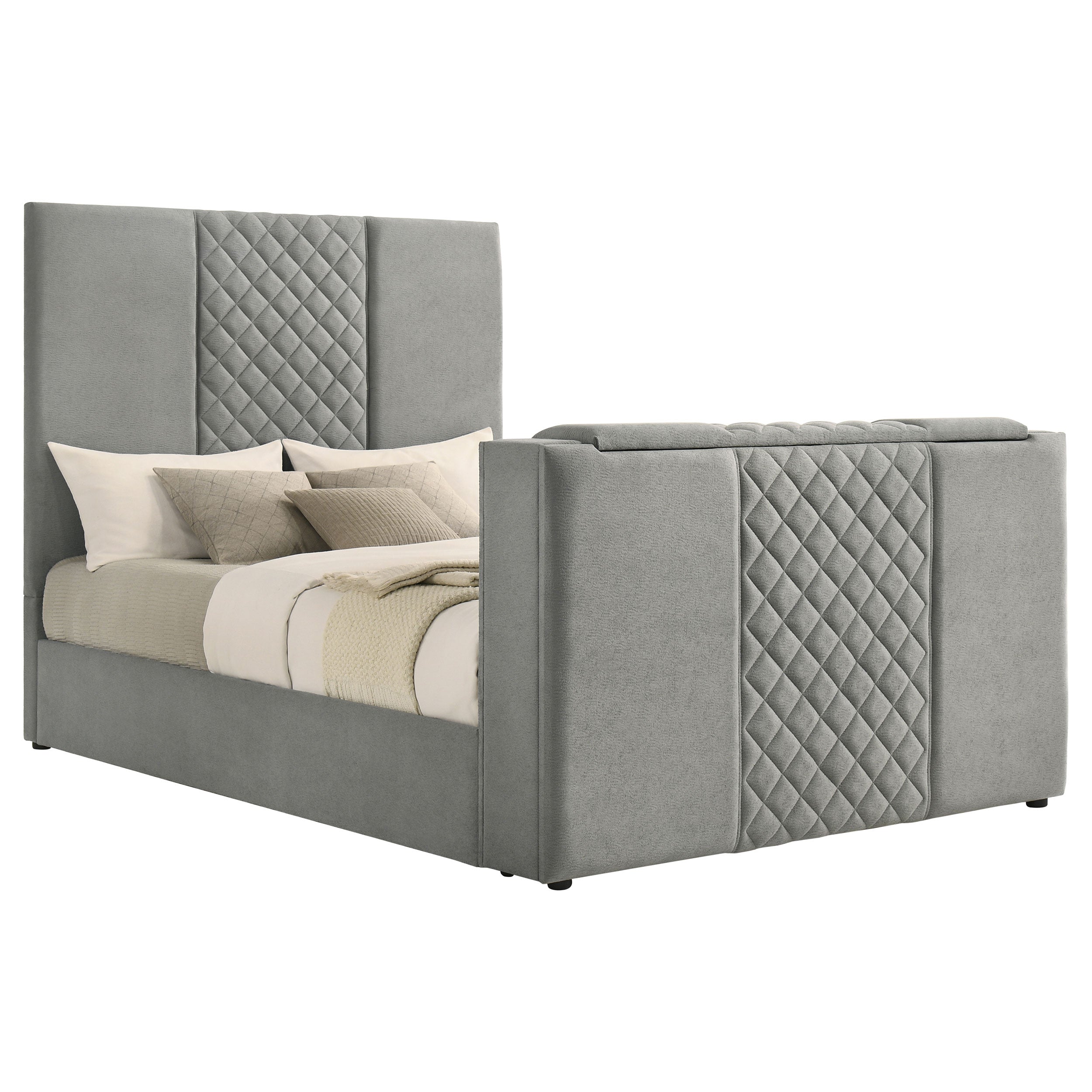 Tara Panel TV Bed - Ideal Furniture (Fresno,CA)