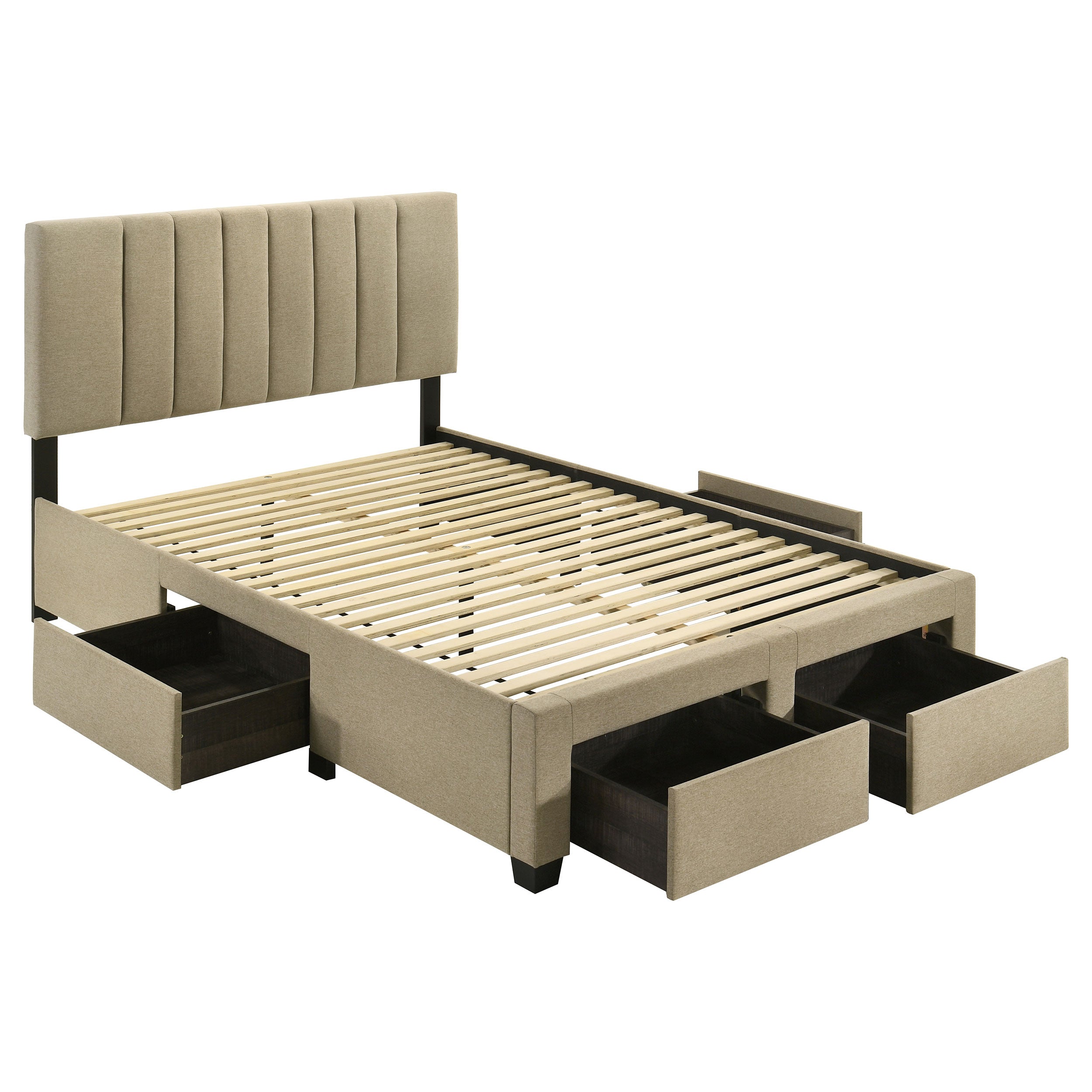 Wheatland Panel Platform Storage Bed - Ideal Furniture (Fresno,CA)