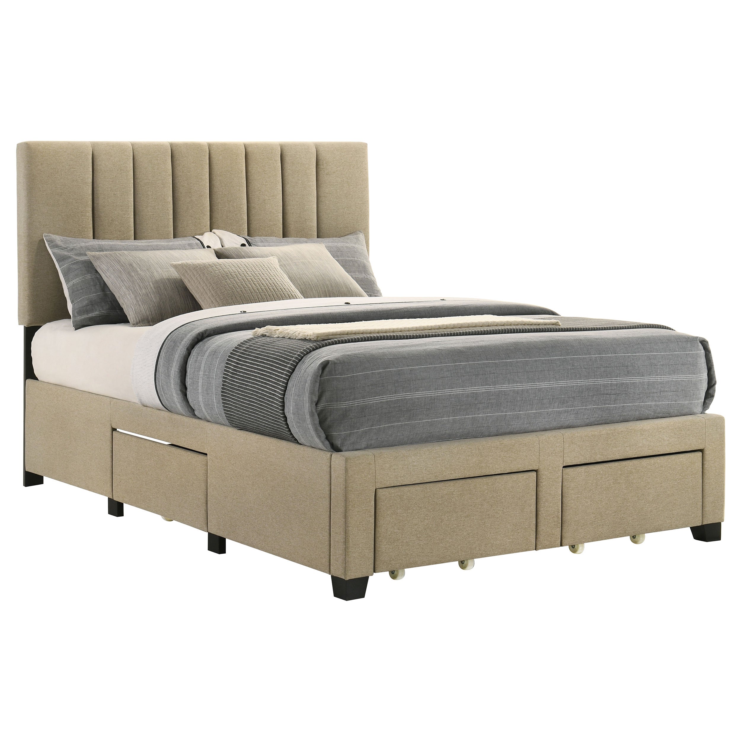 Wheatland Panel Platform Storage Bed - Ideal Furniture (Fresno,CA)