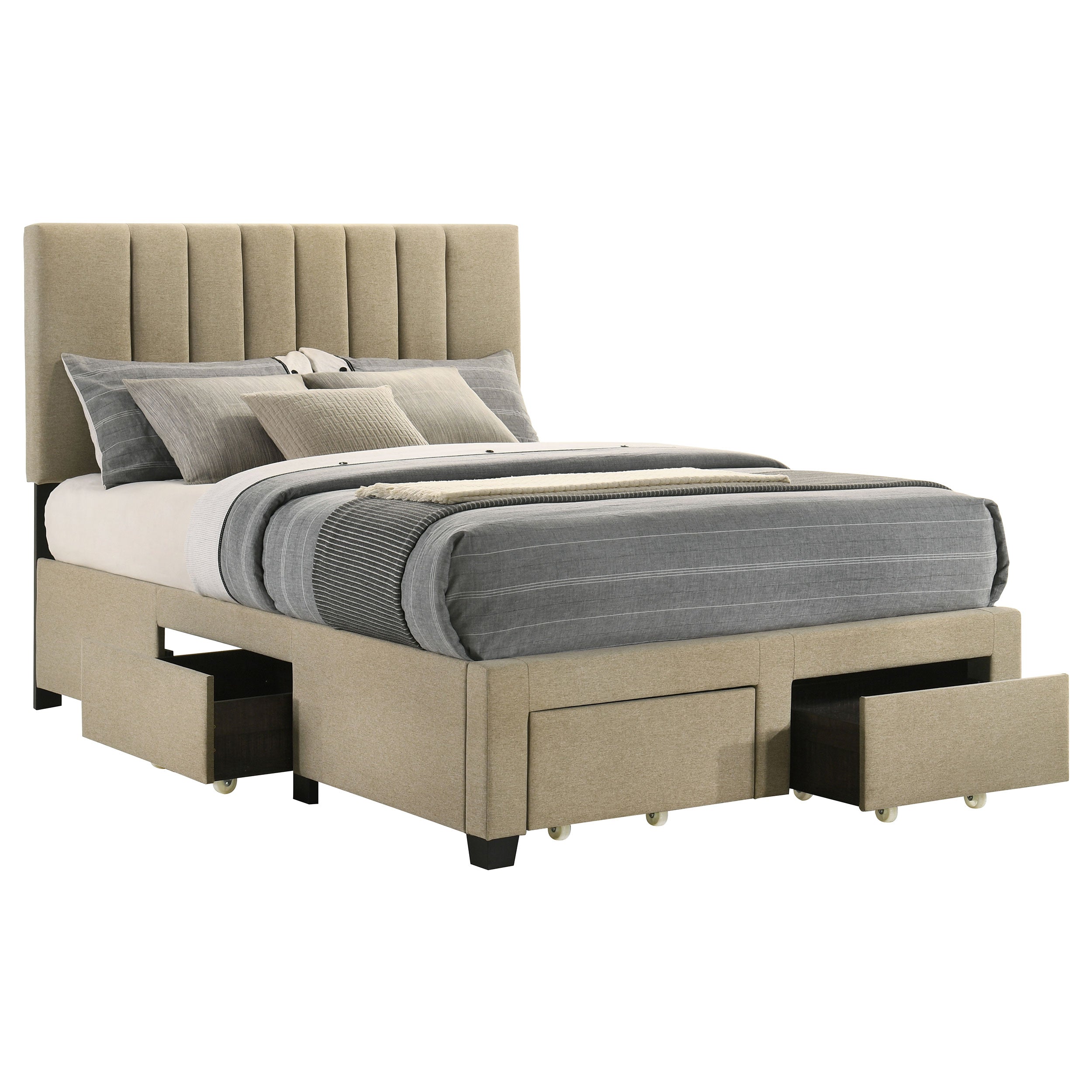 Wheatland Panel Platform Storage Bed - Ideal Furniture (Fresno,CA)