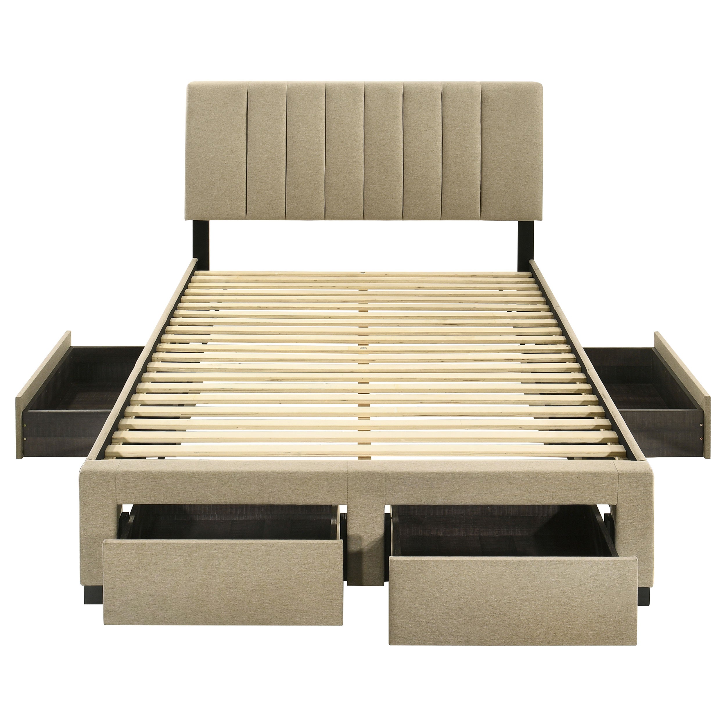Wheatland Panel Platform Storage Bed - Ideal Furniture (Fresno,CA)