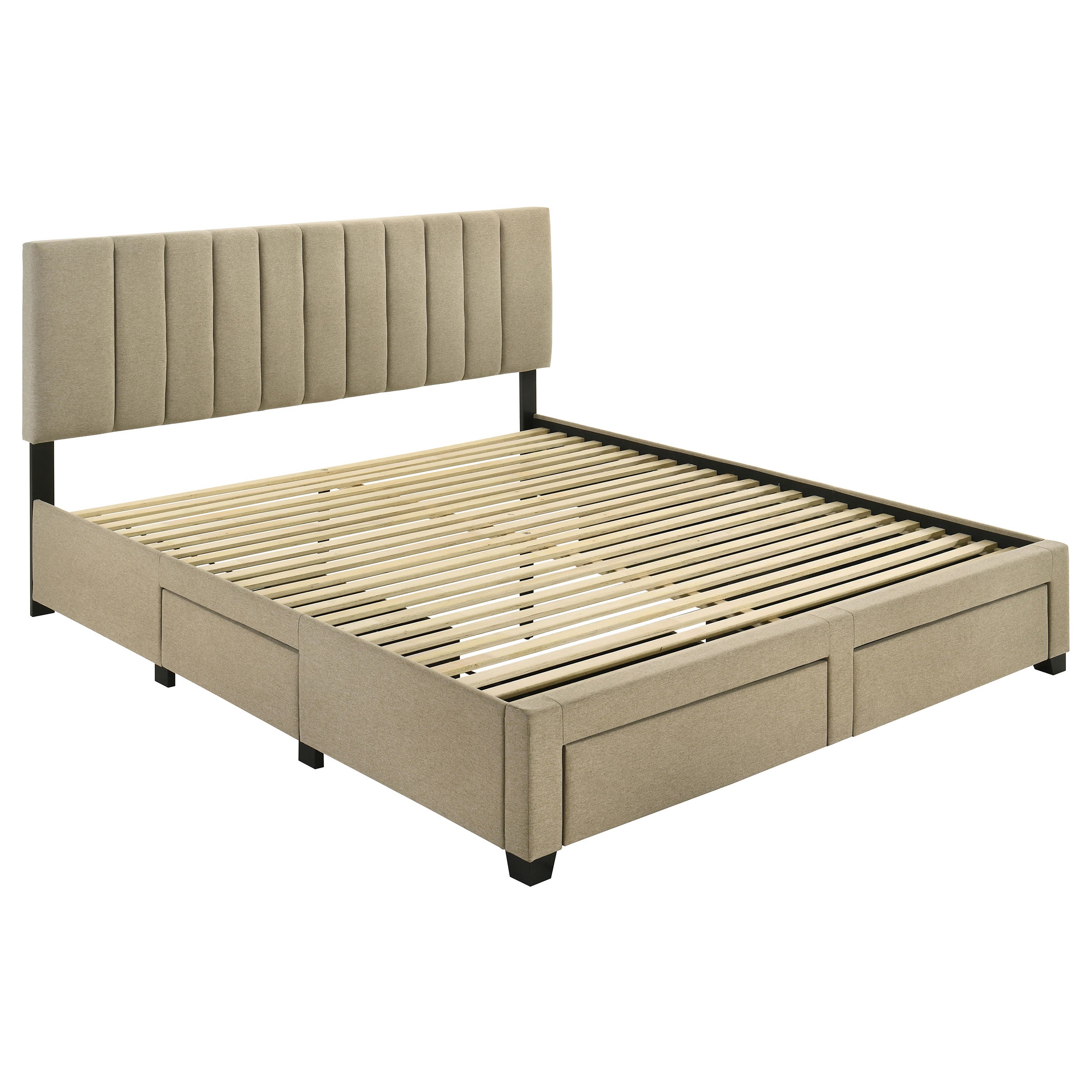 Wheatland Panel Platform Storage Bed - Ideal Furniture (Fresno,CA)