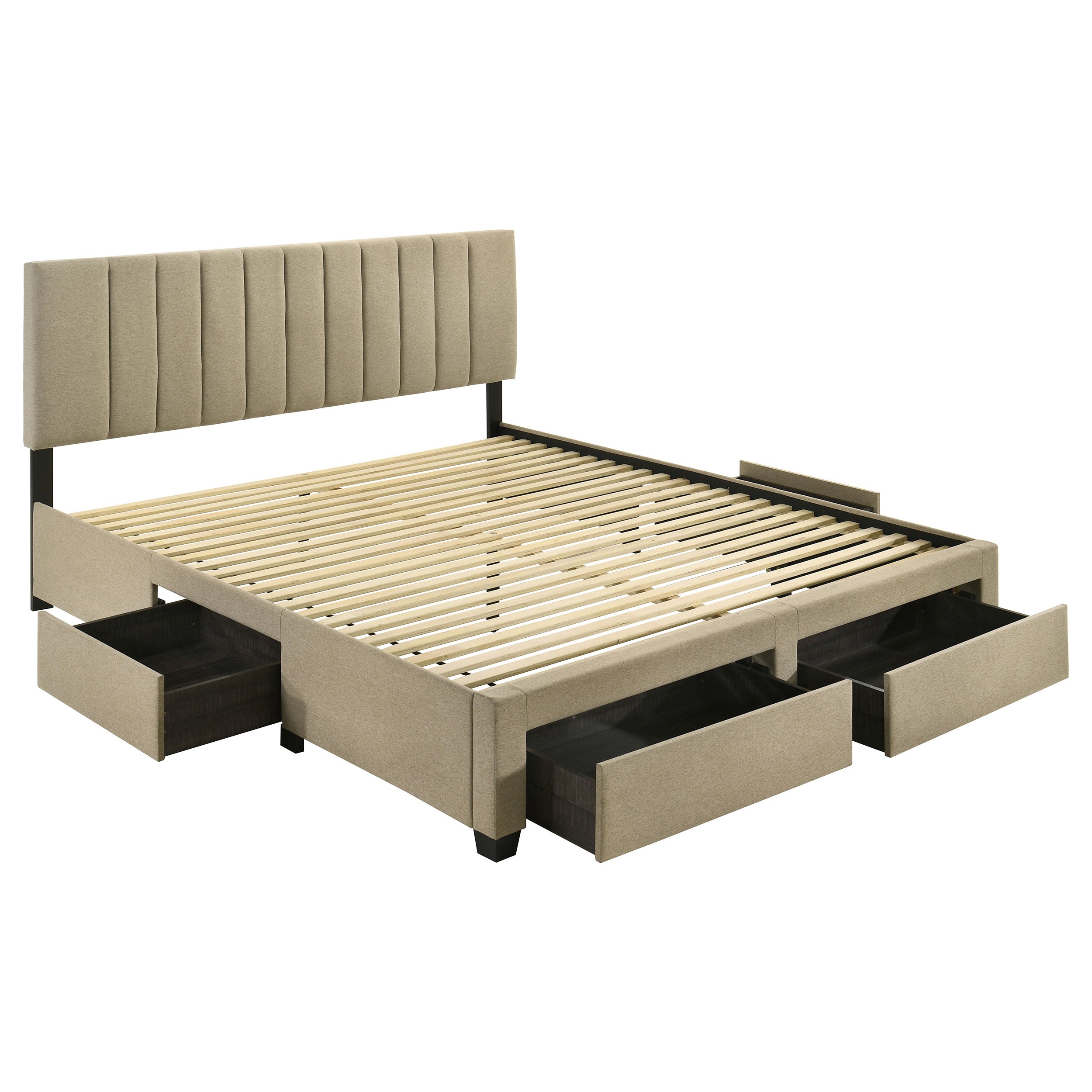 Wheatland Panel Platform Storage Bed - Ideal Furniture (Fresno,CA)