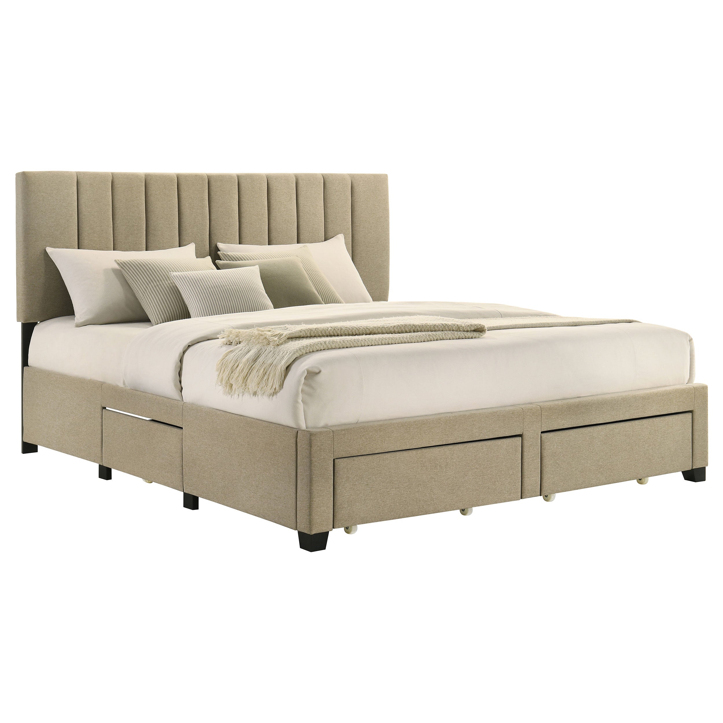 Wheatland Panel Platform Storage Bed - Ideal Furniture (Fresno,CA)
