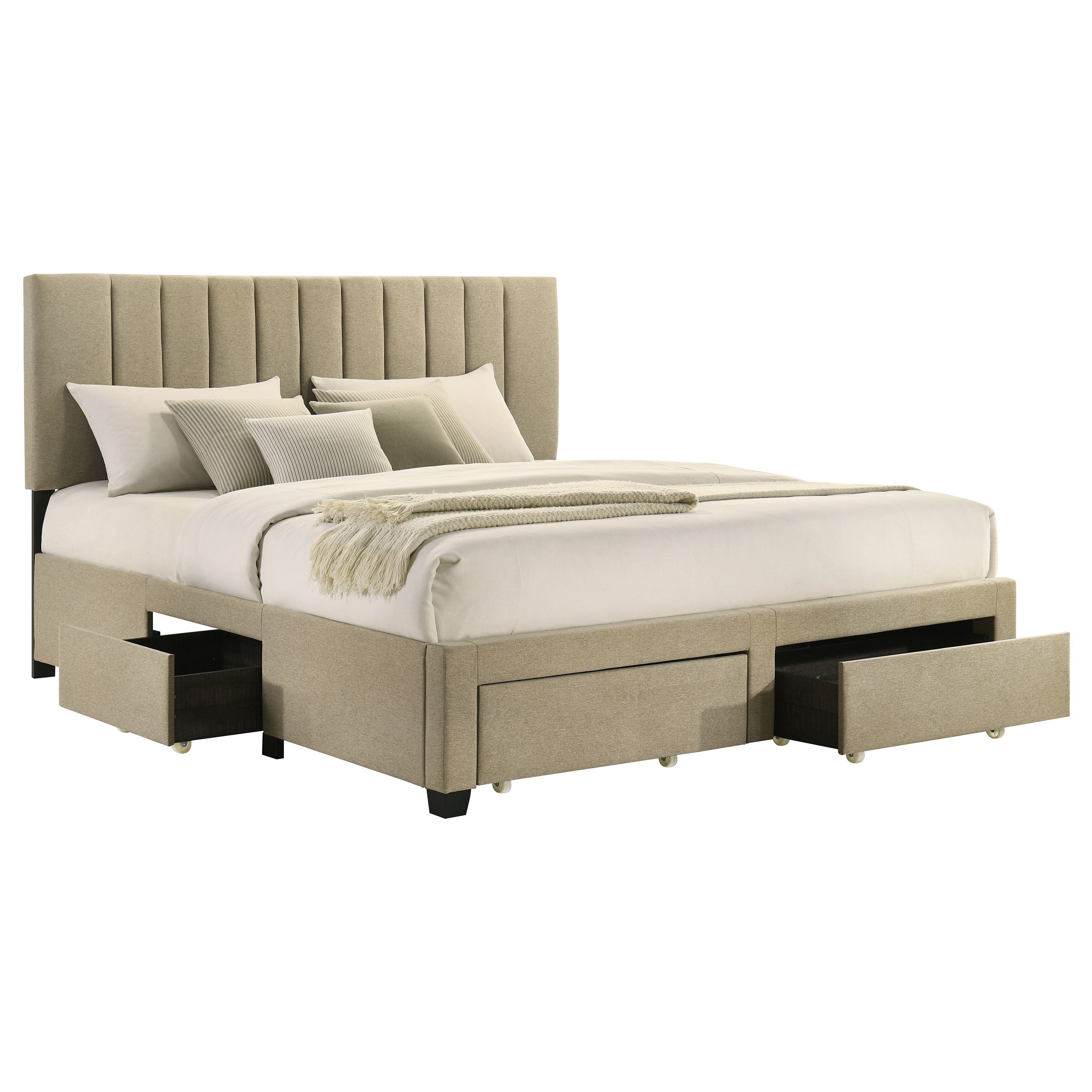 Wheatland Panel Platform Storage Bed - Ideal Furniture (Fresno,CA)