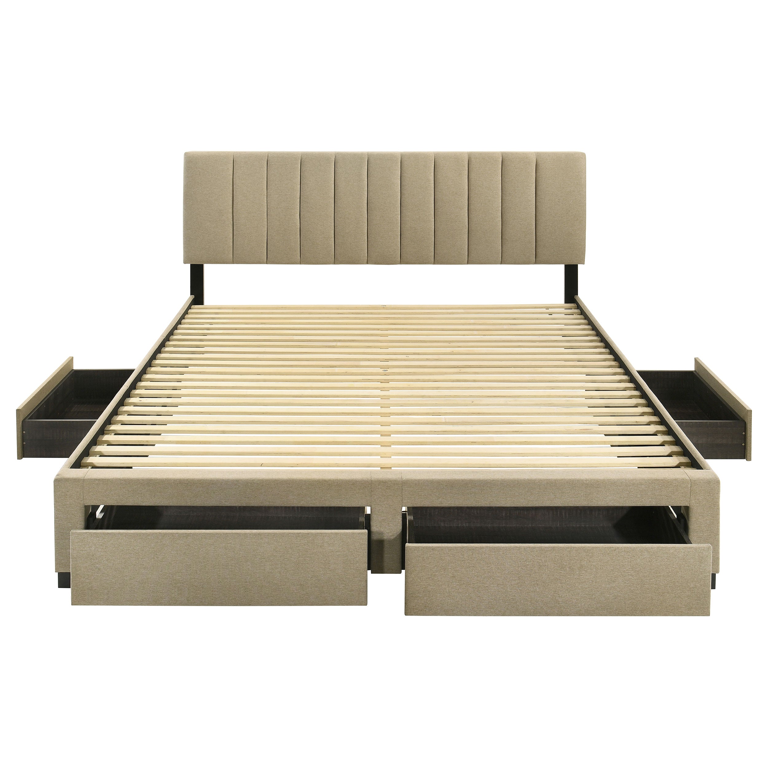 Wheatland Panel Platform Storage Bed - Ideal Furniture (Fresno,CA)