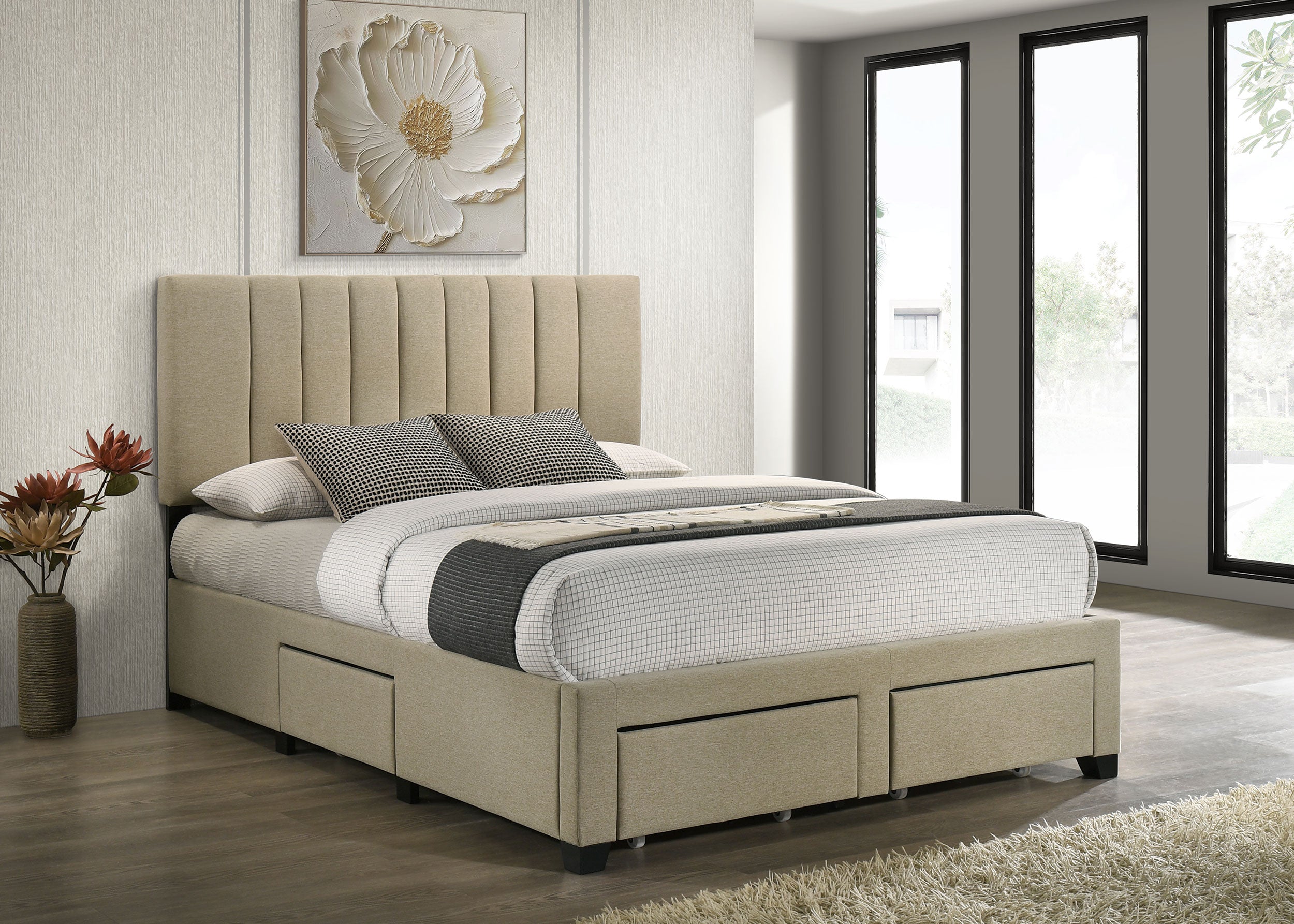 Wheatland Panel Platform Storage Bed - Ideal Furniture (Fresno,CA)