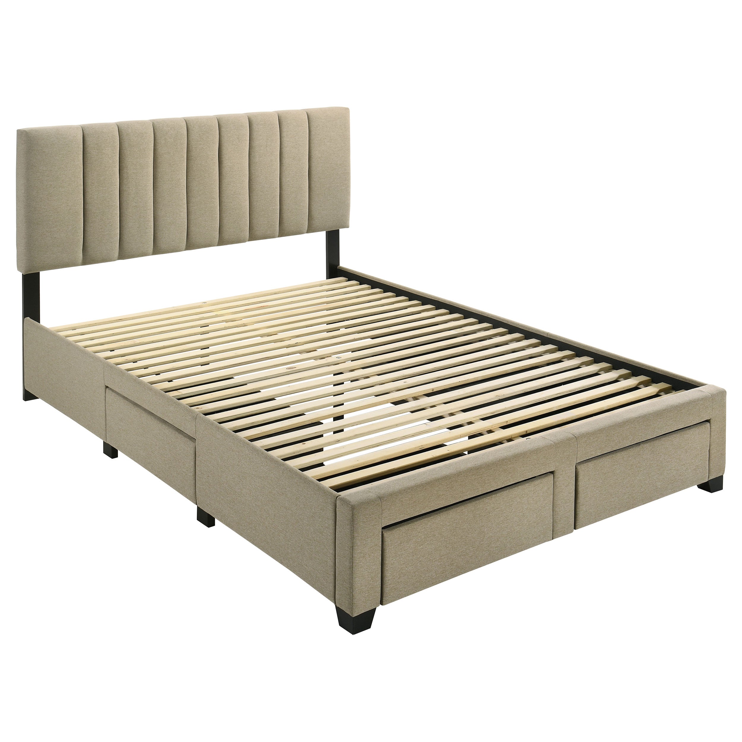 Wheatland Panel Platform Storage Bed - Ideal Furniture (Fresno,CA)