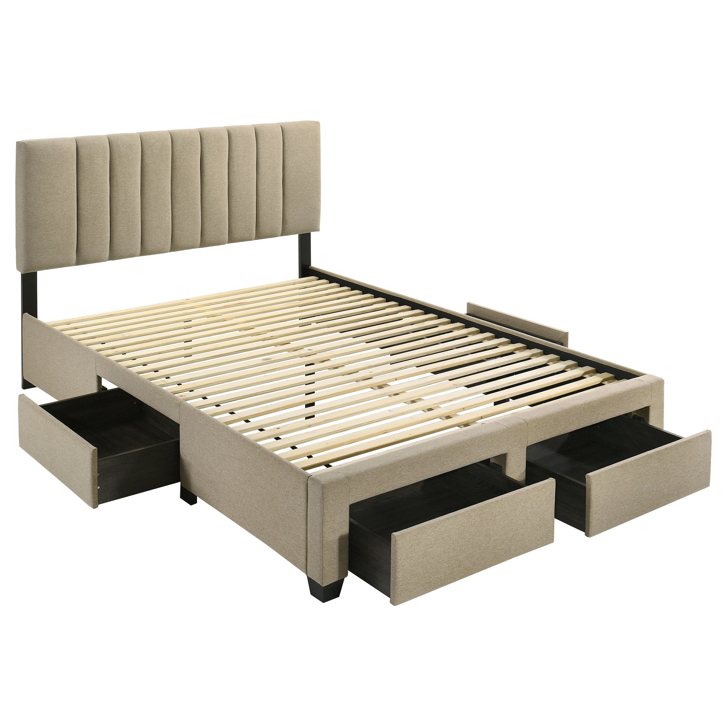 Wheatland Panel Platform Storage Bed - Ideal Furniture (Fresno,CA)