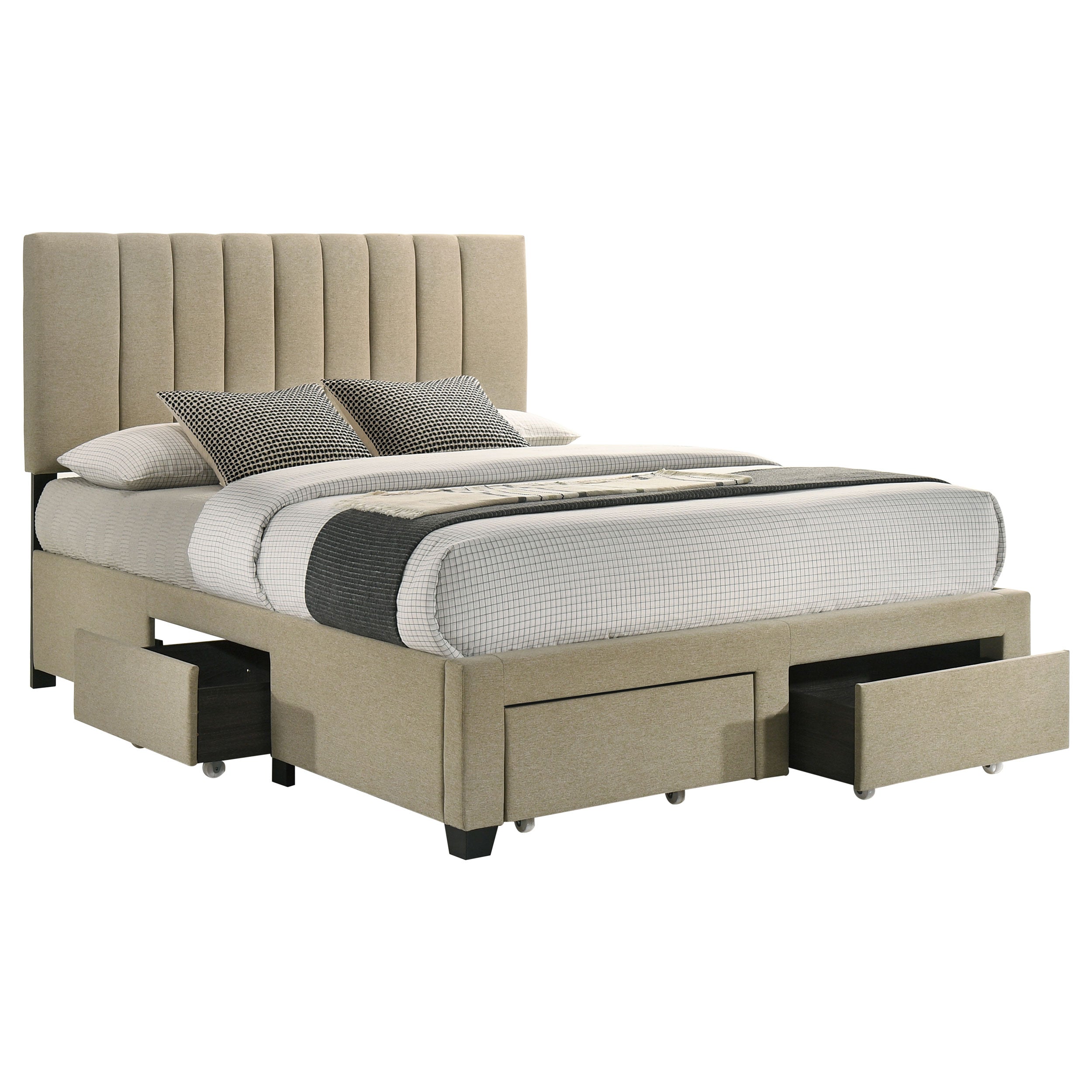 Wheatland Panel Platform Storage Bed - Ideal Furniture (Fresno,CA)