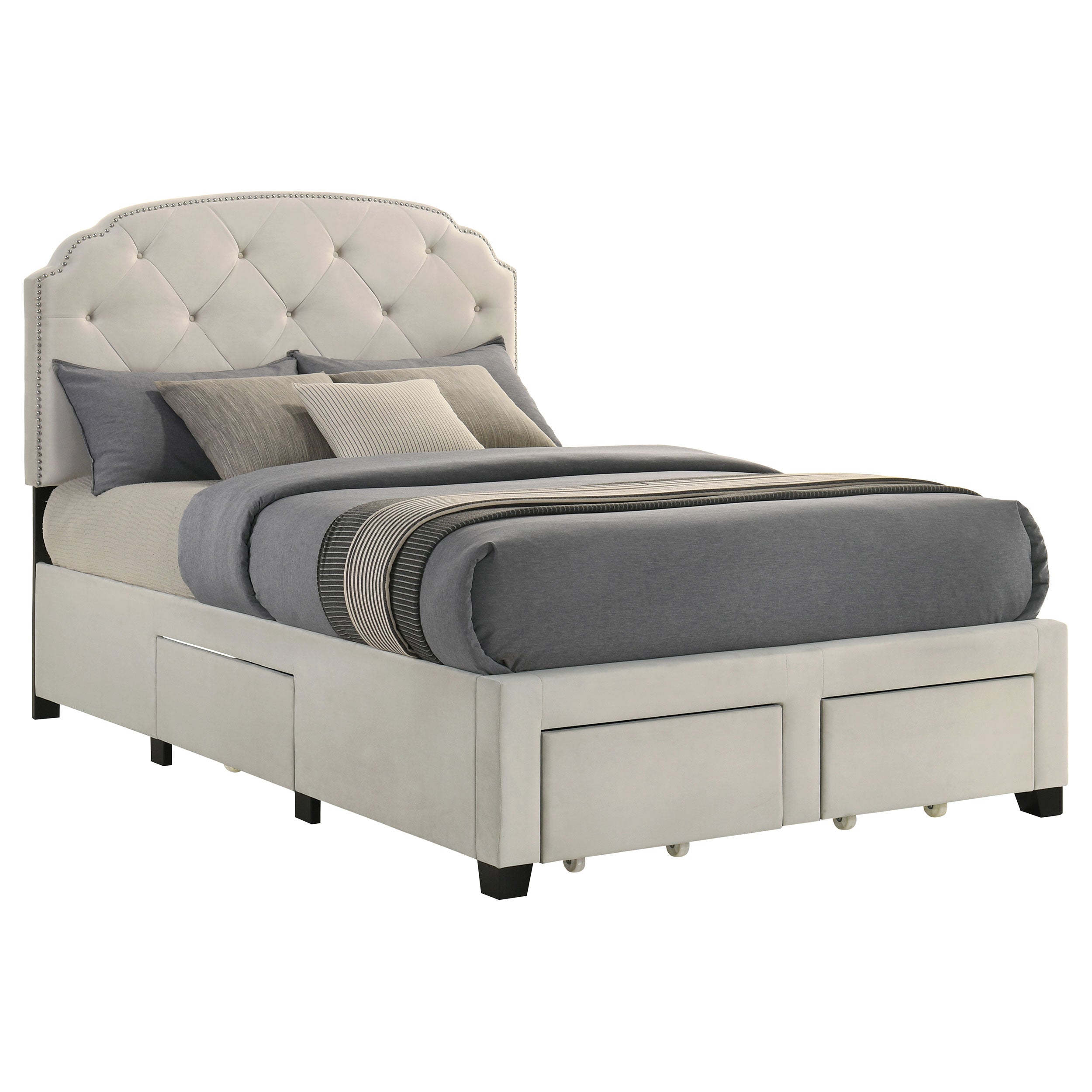 Marianna Panel Platform Storage Bed - Ideal Furniture (Fresno,CA)